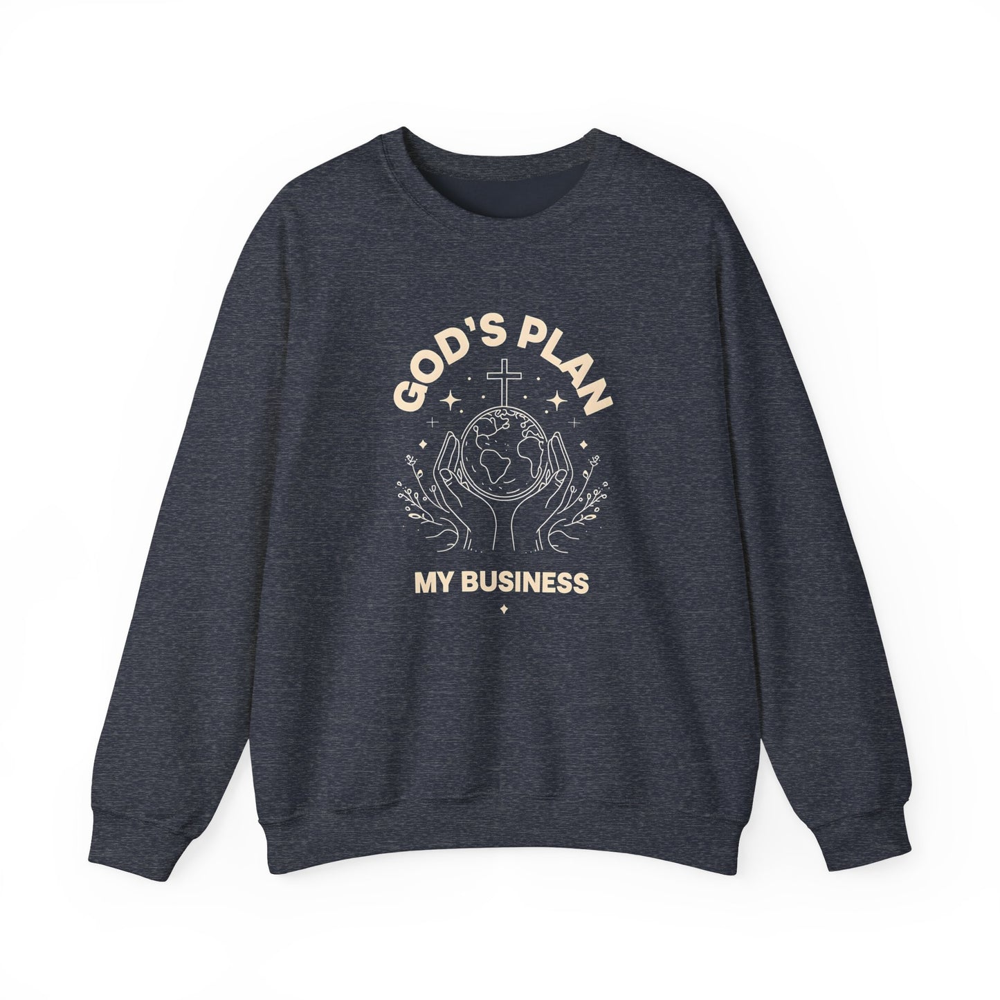 God's Plan Crewneck Sweatshirt – Soft & Cozy Unisex Pullover for Casual & Streetwear Style