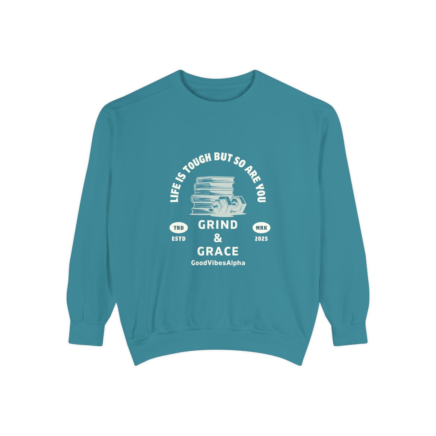 Grind & Grace Unisex Heavyweight Sweatshirt – Soft, Warm & Durable for Everyday Comfort