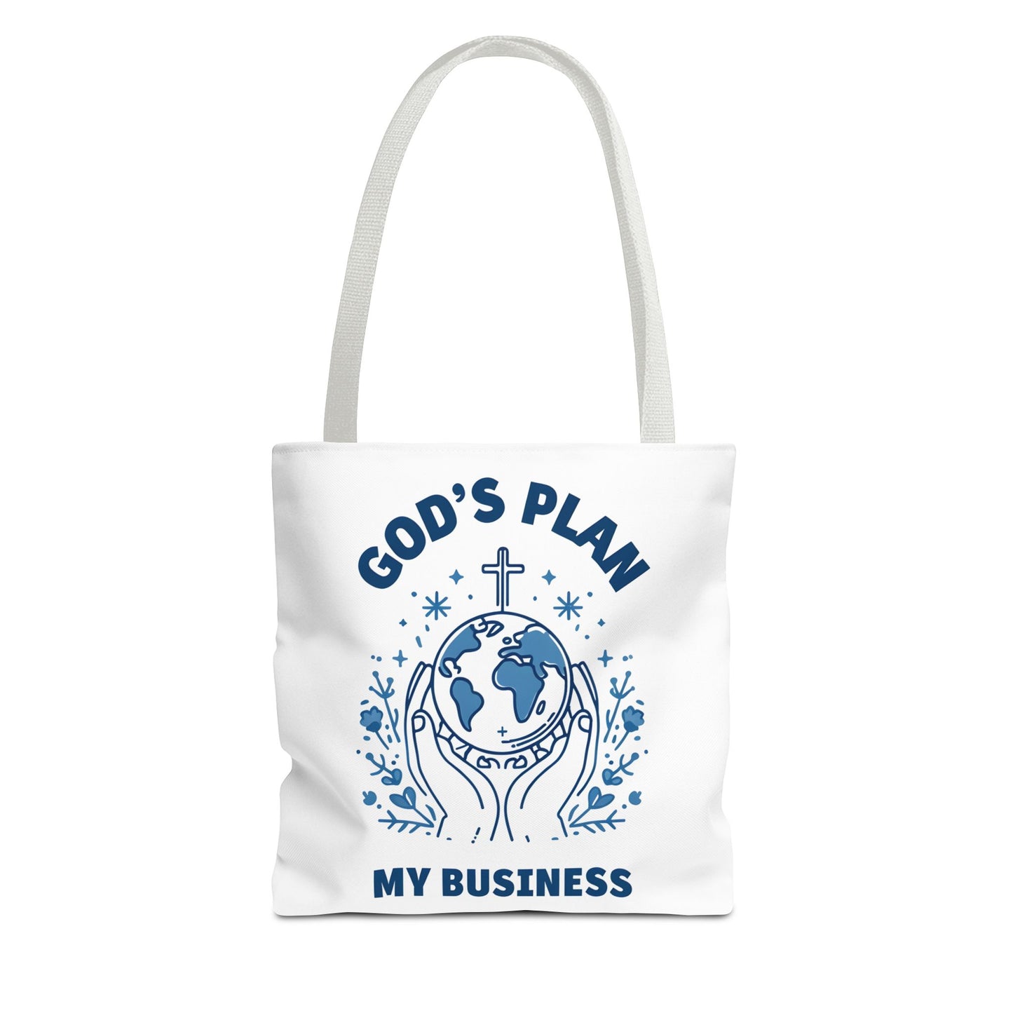 God's Plan Inspirational Tote Bag β Durable Canvas Bag with Purposeful Design for Everyday Use