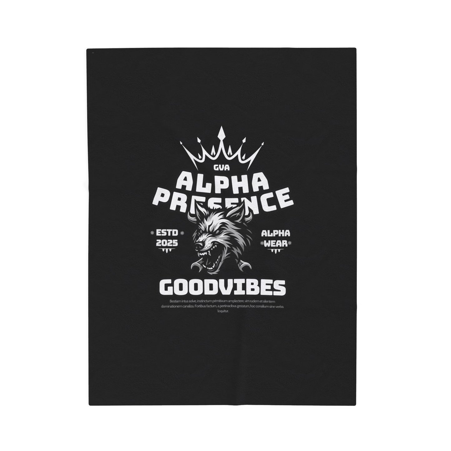 Alpha Presence Wolf Plush Blanket | Cozy Home Decor, Relaxation Blanket