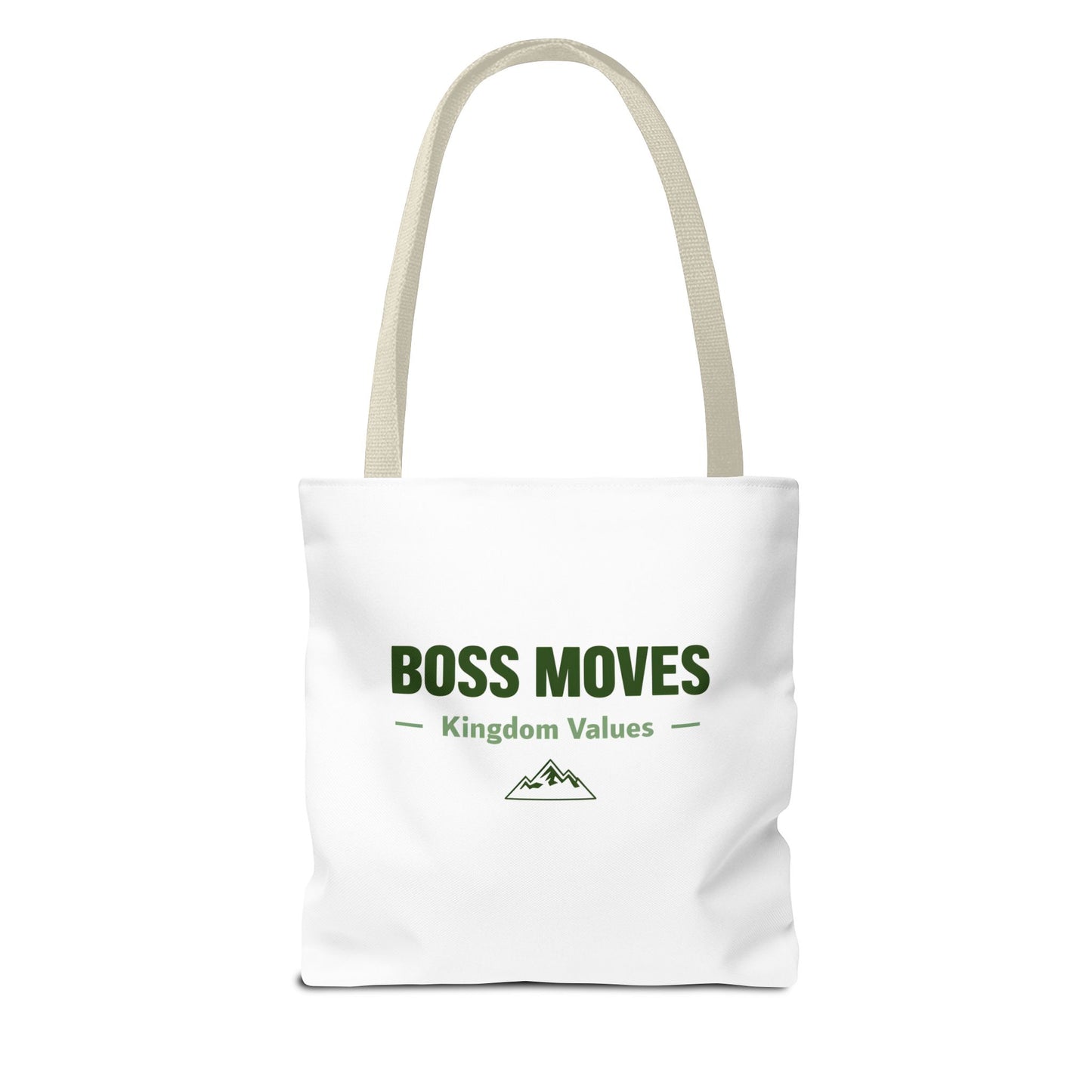 Boss Moves Tote Bag β Durable Canvas Bag with Empowering Kingdom Values Design for Everyday Use
