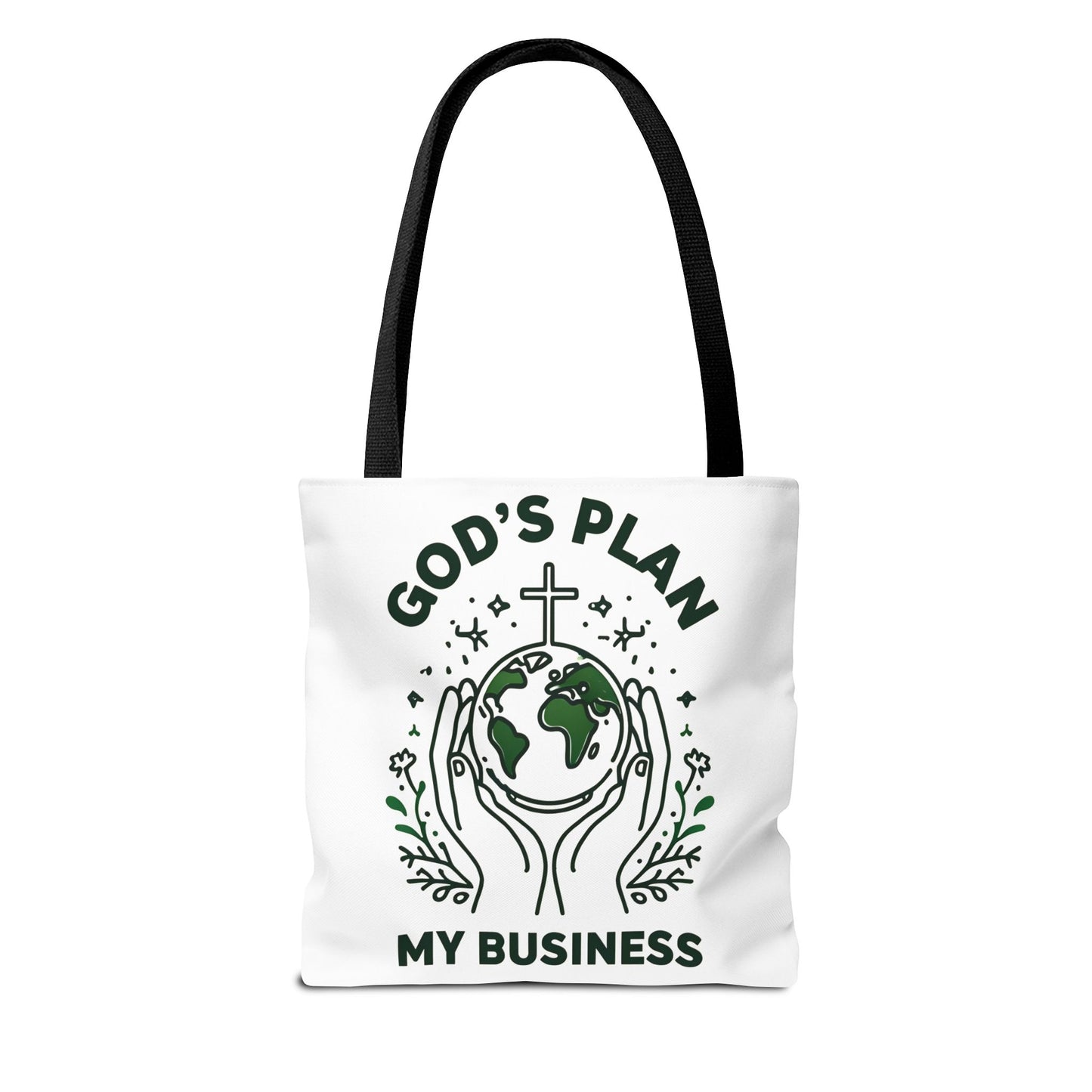 God's Plan Inspirational Tote Bag β Durable Canvas Bag with Purposeful Design for Everyday Use