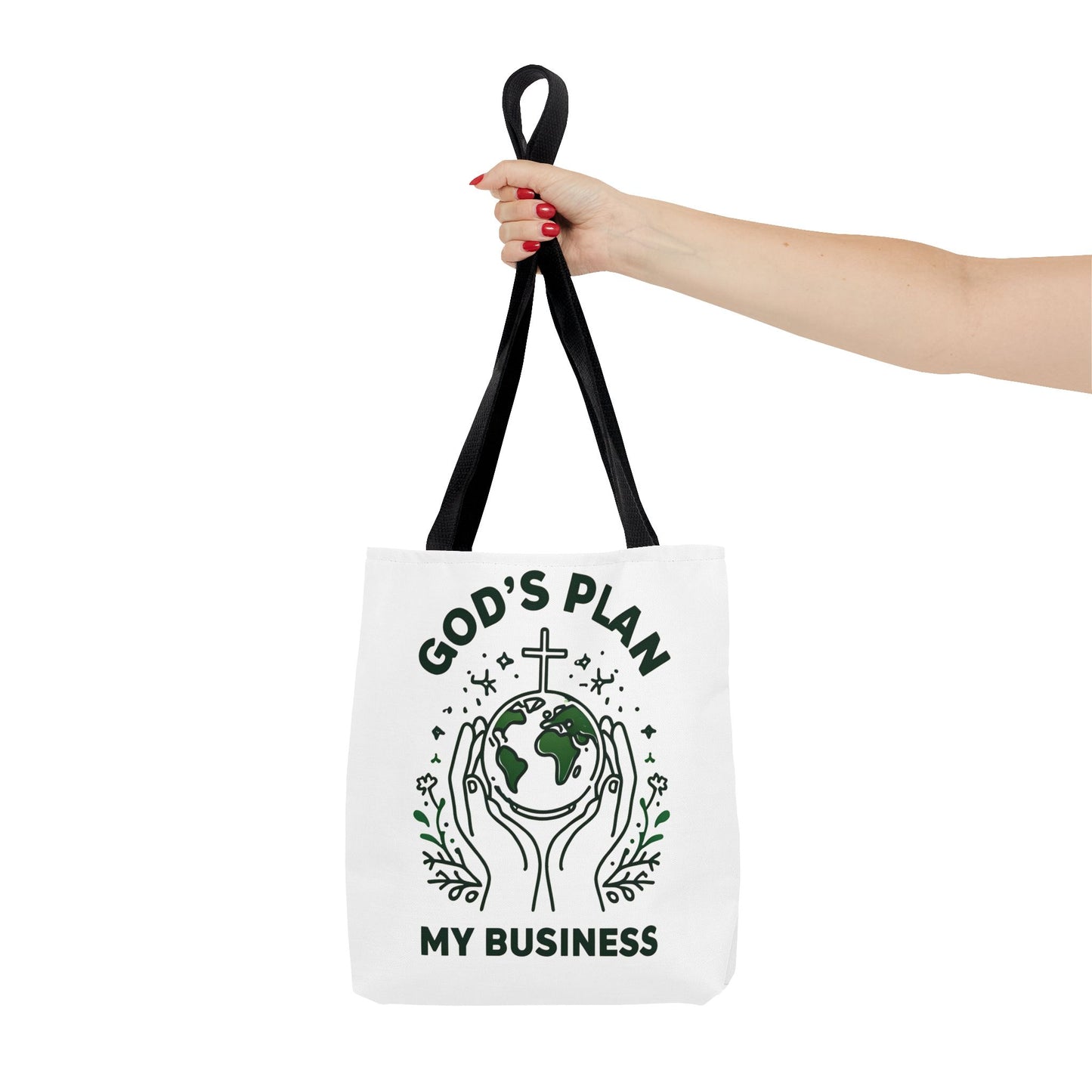 God's Plan Inspirational Tote Bag β Durable Canvas Bag with Purposeful Design for Everyday Use