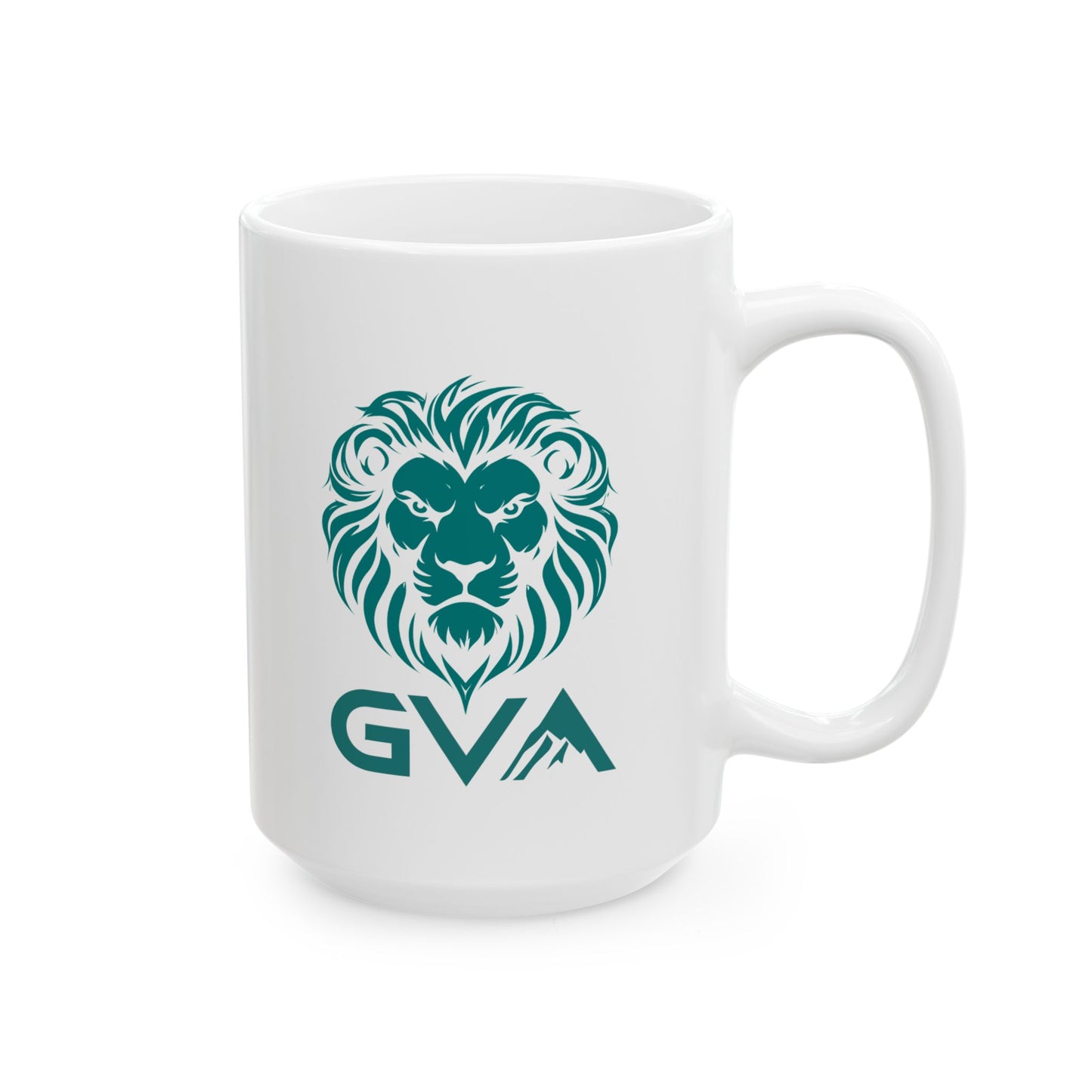 GVA Ceramic Mug – Glossy Finish, 11oz & 15oz, Dishwasher & Microwave Safe