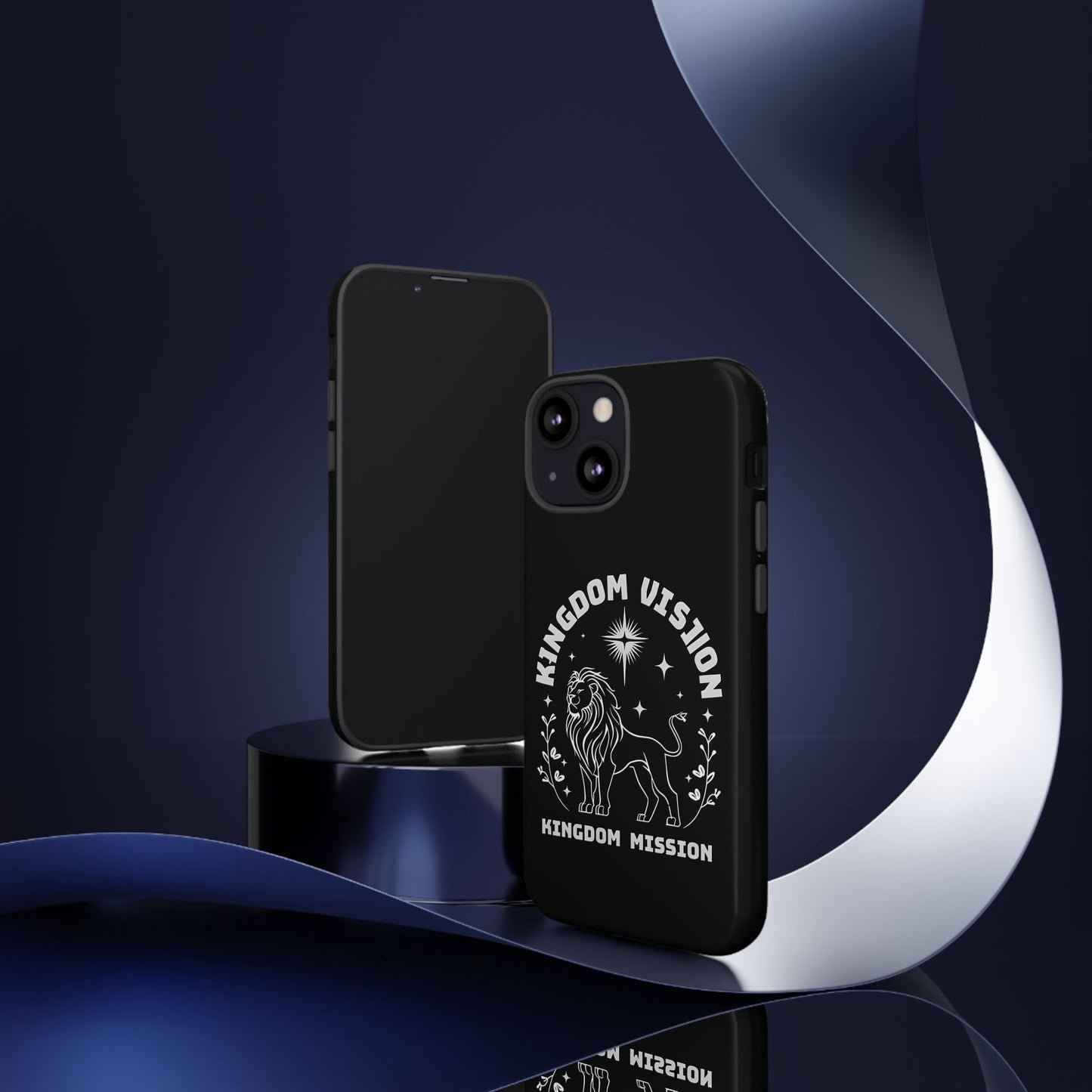 Kingdom Vision Phone Case - Inspirational Lion Design for iPhone 12 to iPhone 16