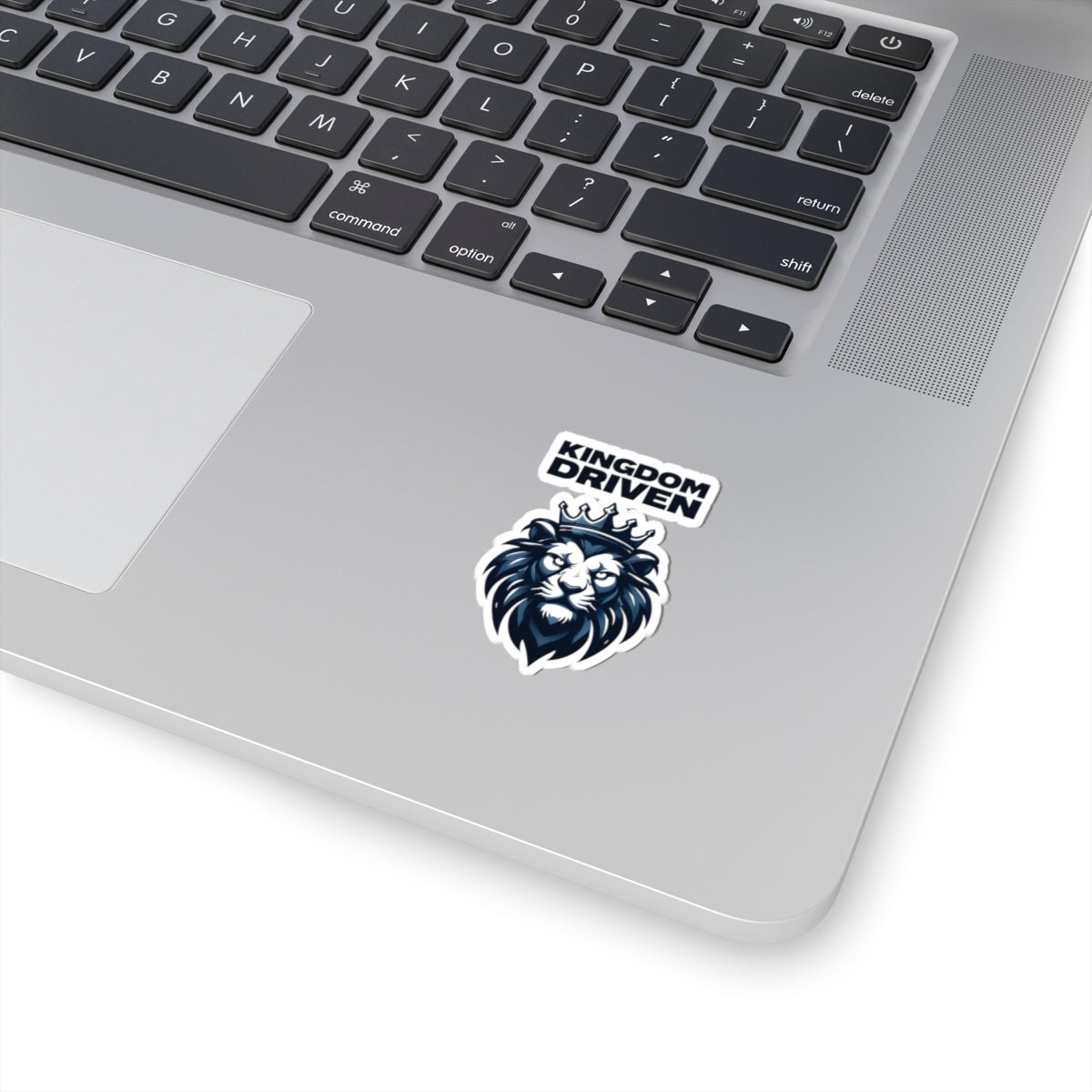 Kingdom Driven Design Sticker – Durable Kiss-Cut, Glossy Finish, Scratch-Resistant