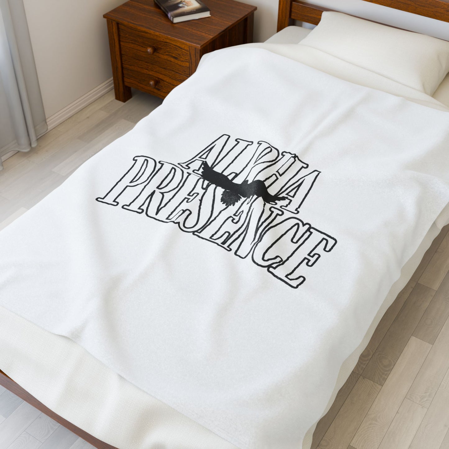 Alpha Presence Plush Blanket (WOW) | Cozy Home Decor, Relaxation Blanket