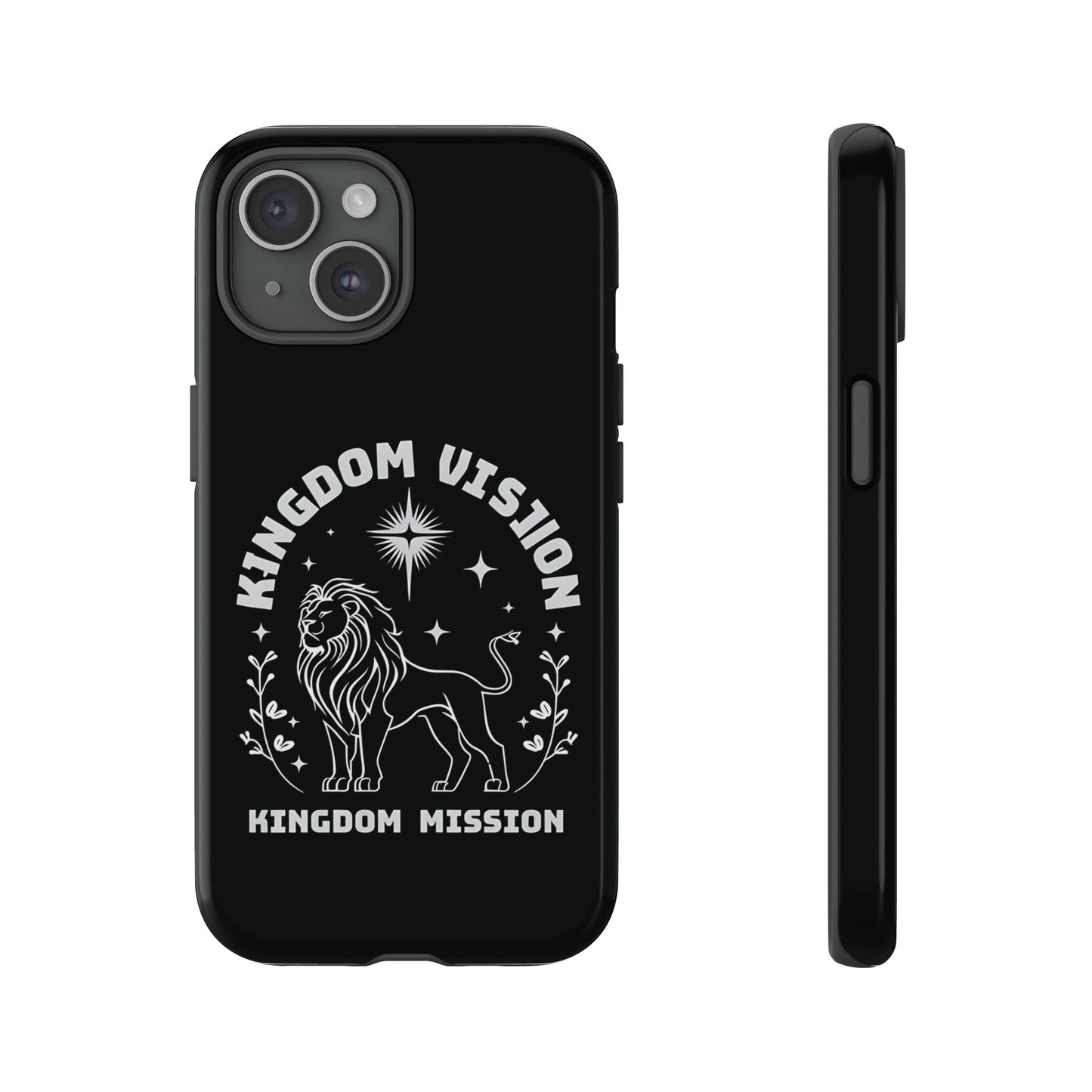 Kingdom Vision Phone Case - Inspirational Lion Design for iPhone 12 to iPhone 16