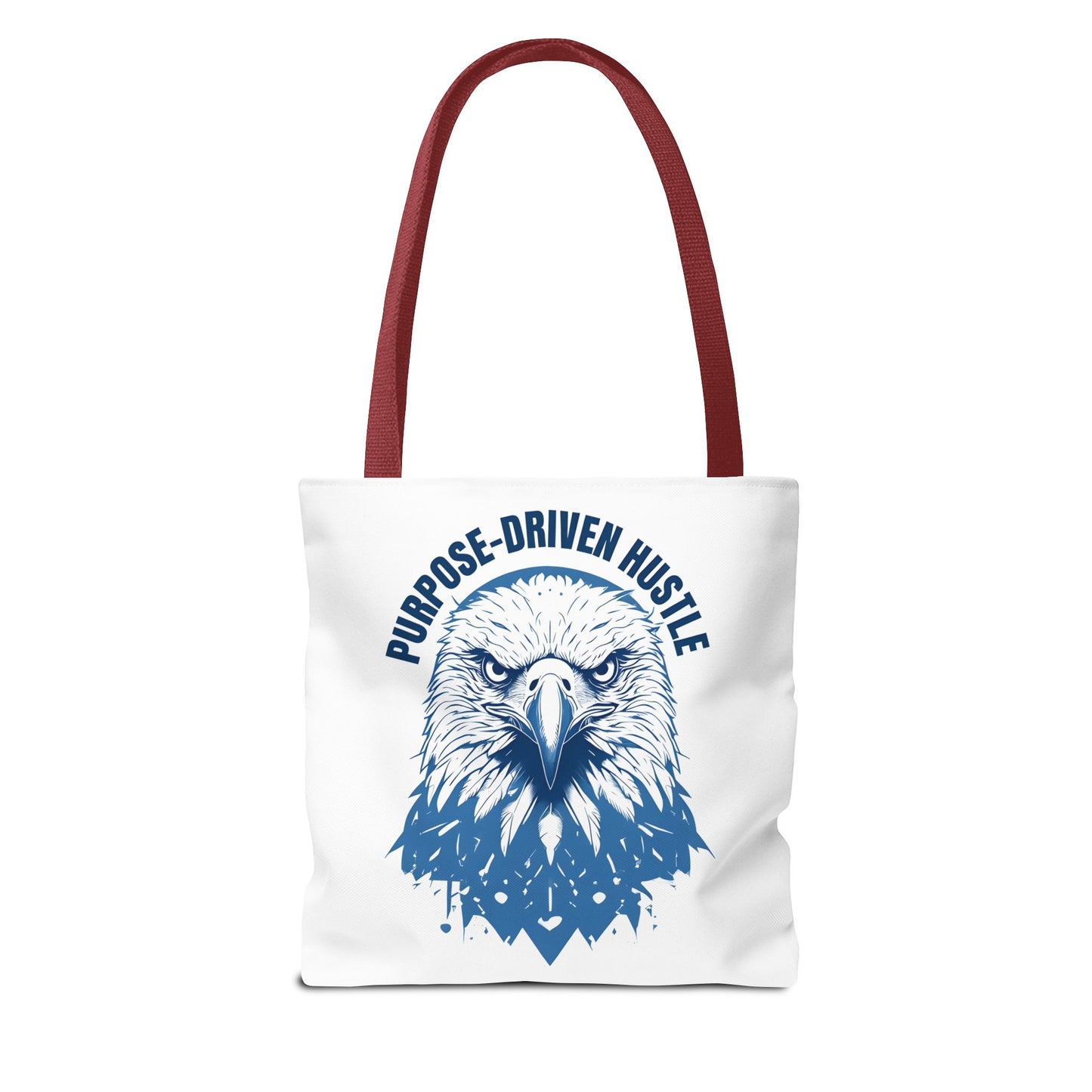 Purpose-Driven Hustle Eagle Tote Bag β Durable Canvas Bag with Bold Motivational Design