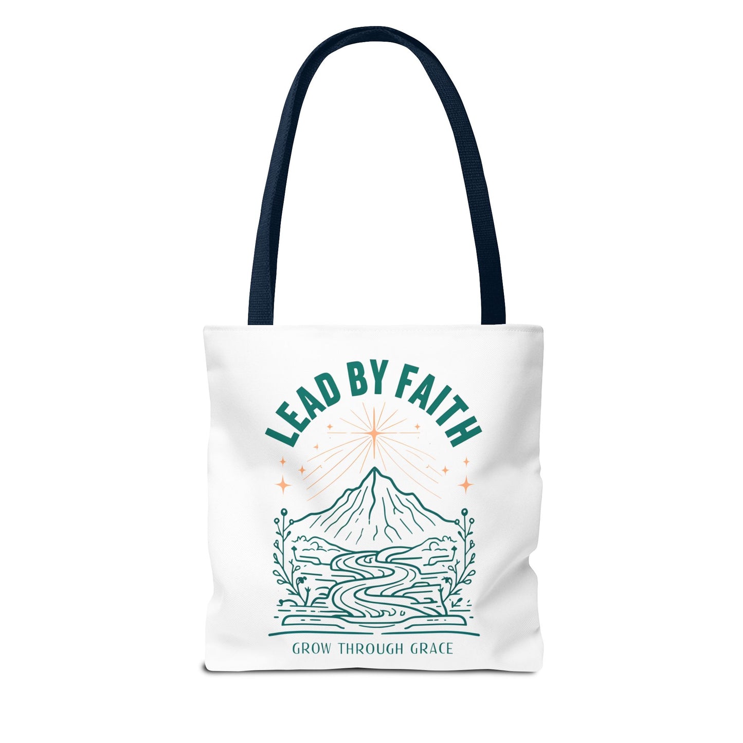 Lead by Faith Tote Bag β Durable Canvas Bag for Everyday Use