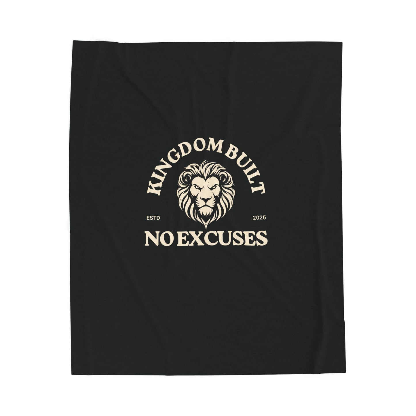Kingdom Built Velveteen Plush Blanket – Ultra-Soft, Warm & Durable for Home & Gifts