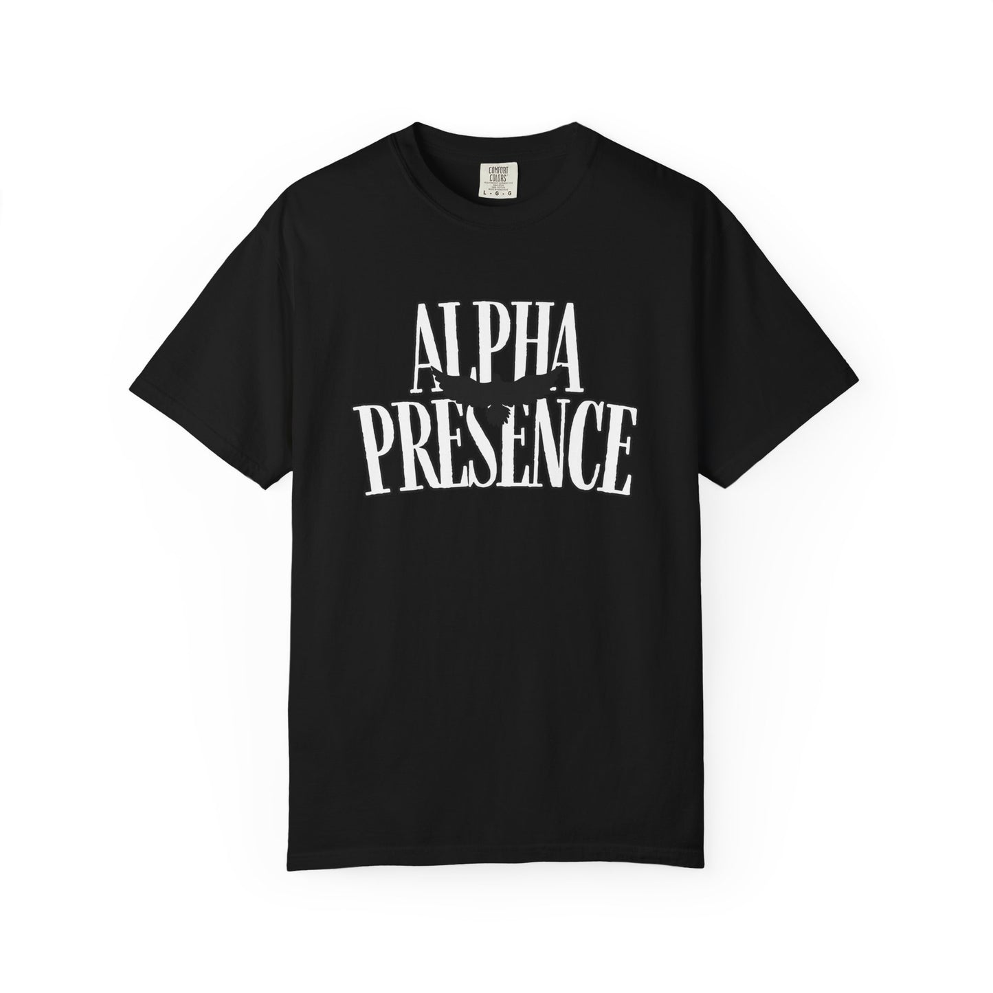 Alpha Presence Unisex Garment-Dyed T-Shirt – Casual Everyday Fit, Streetwear Vibes, Gift for Him or Her, Soft Cotton