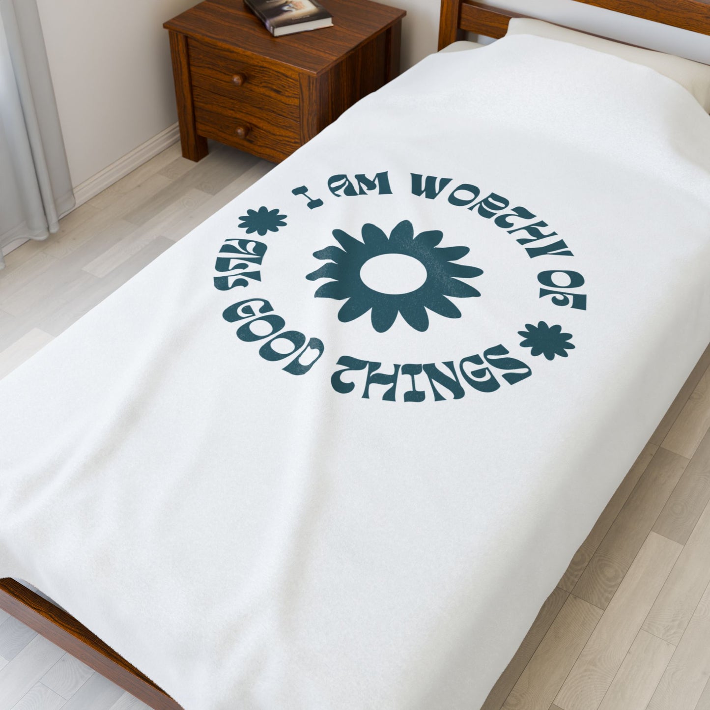 Worthy Velveteen Plush Blanket – Ultra-Soft, Warm & Durable for Home & Gifts