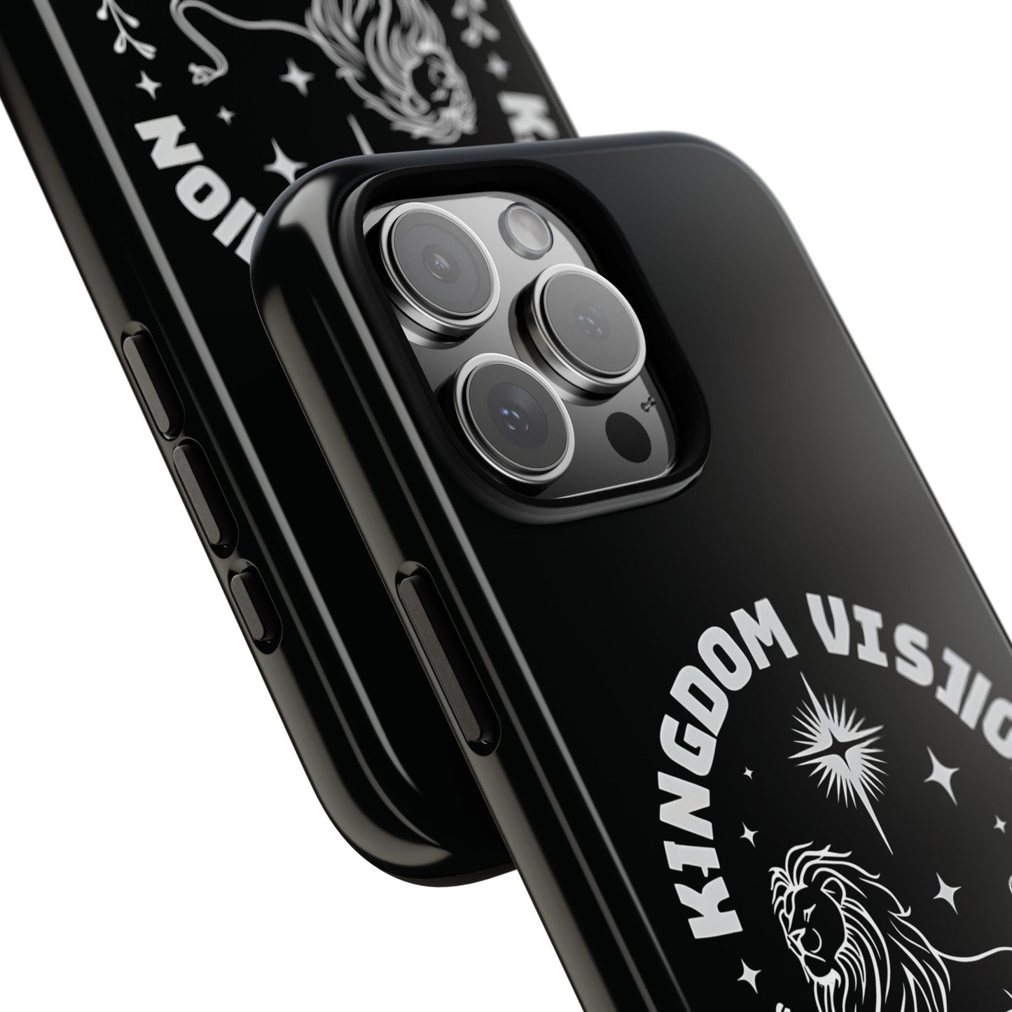 Kingdom Vision Phone Case - Inspirational Lion Design for iPhone 12 to iPhone 16