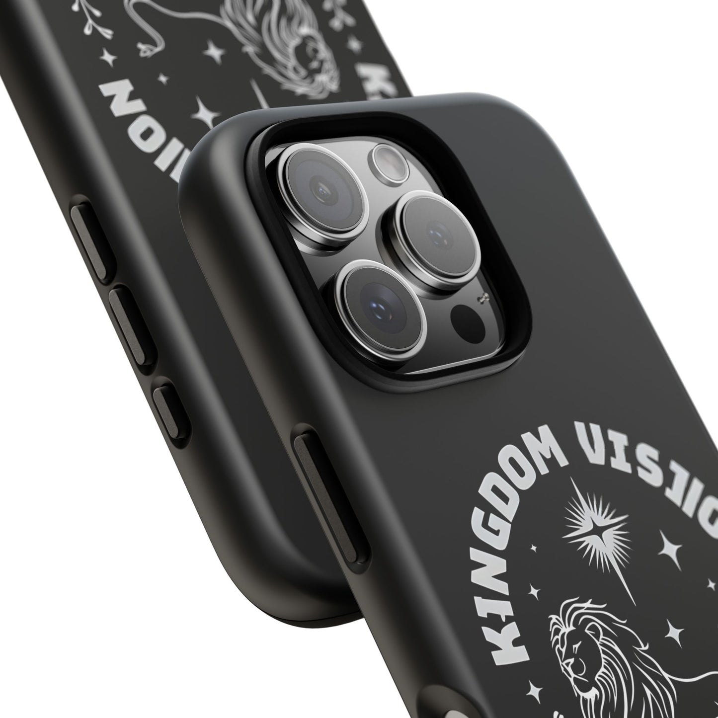 Kingdom Vision Phone Case - Inspirational Lion Design for iPhone 12 to iPhone 16