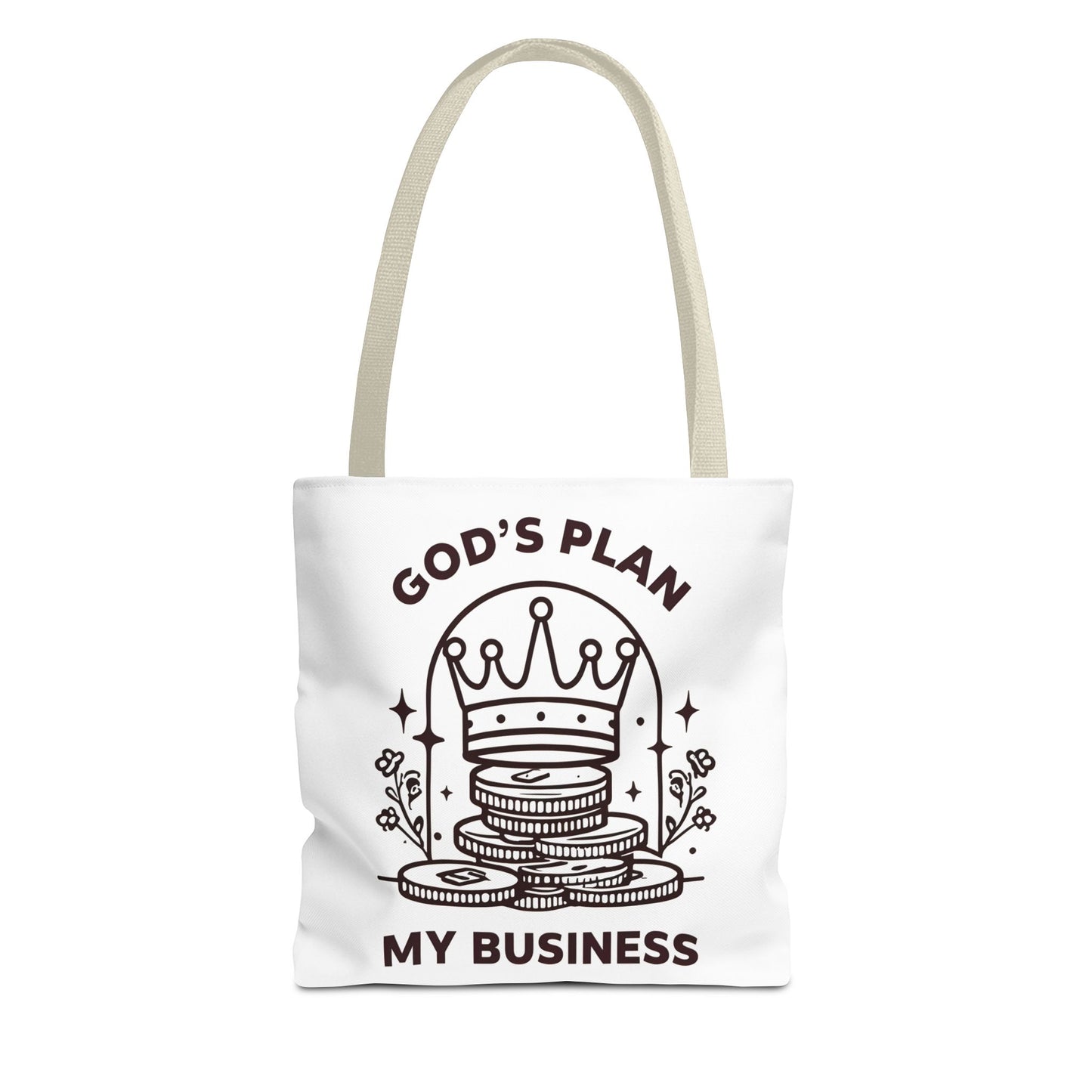God's Plan Inspirational Tote Bag β Durable Canvas Bag with Purposeful Design for Everyday Use