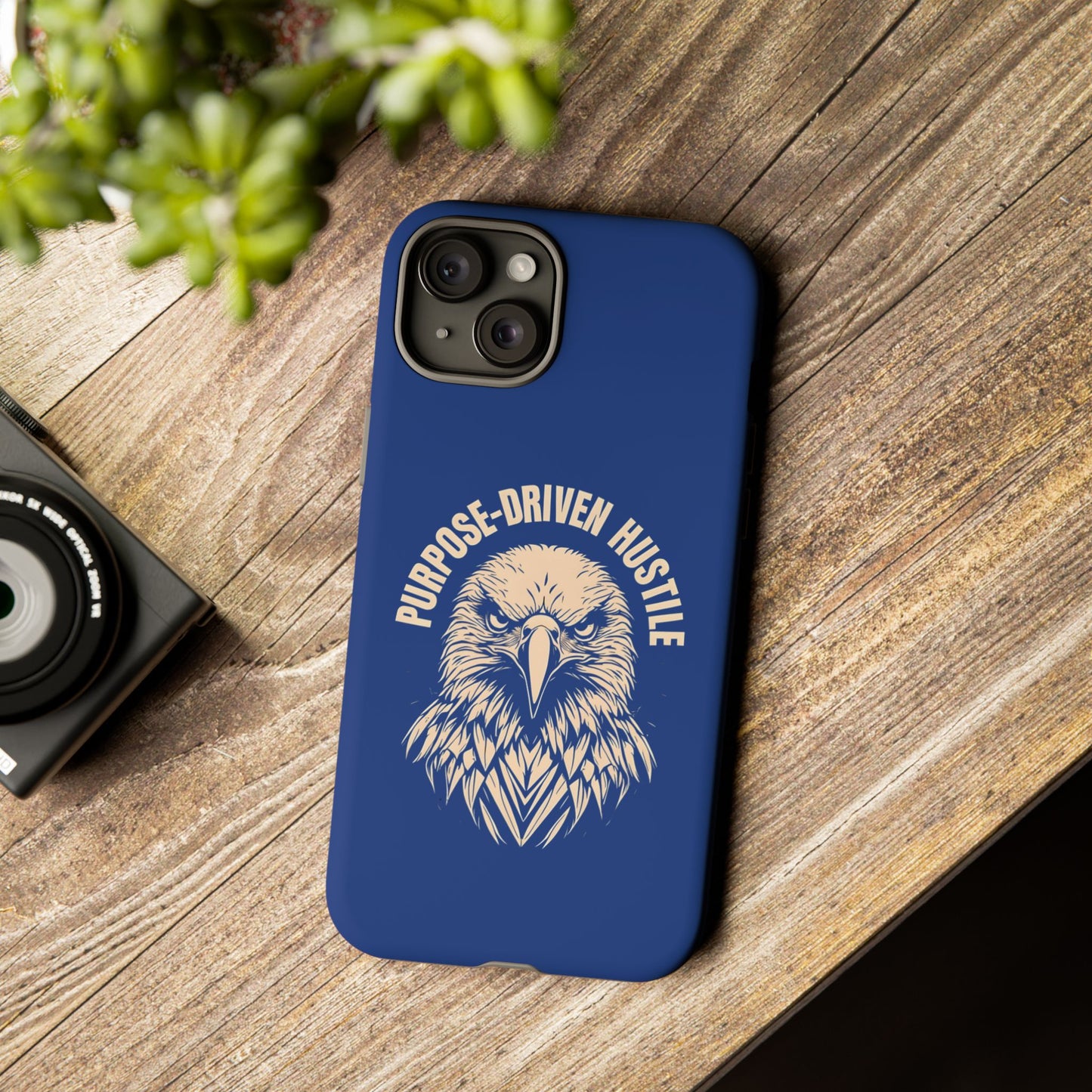 Purpose-Driven Hustle Phone Case - Eagle Design for iPhone 12 to iPhone 16