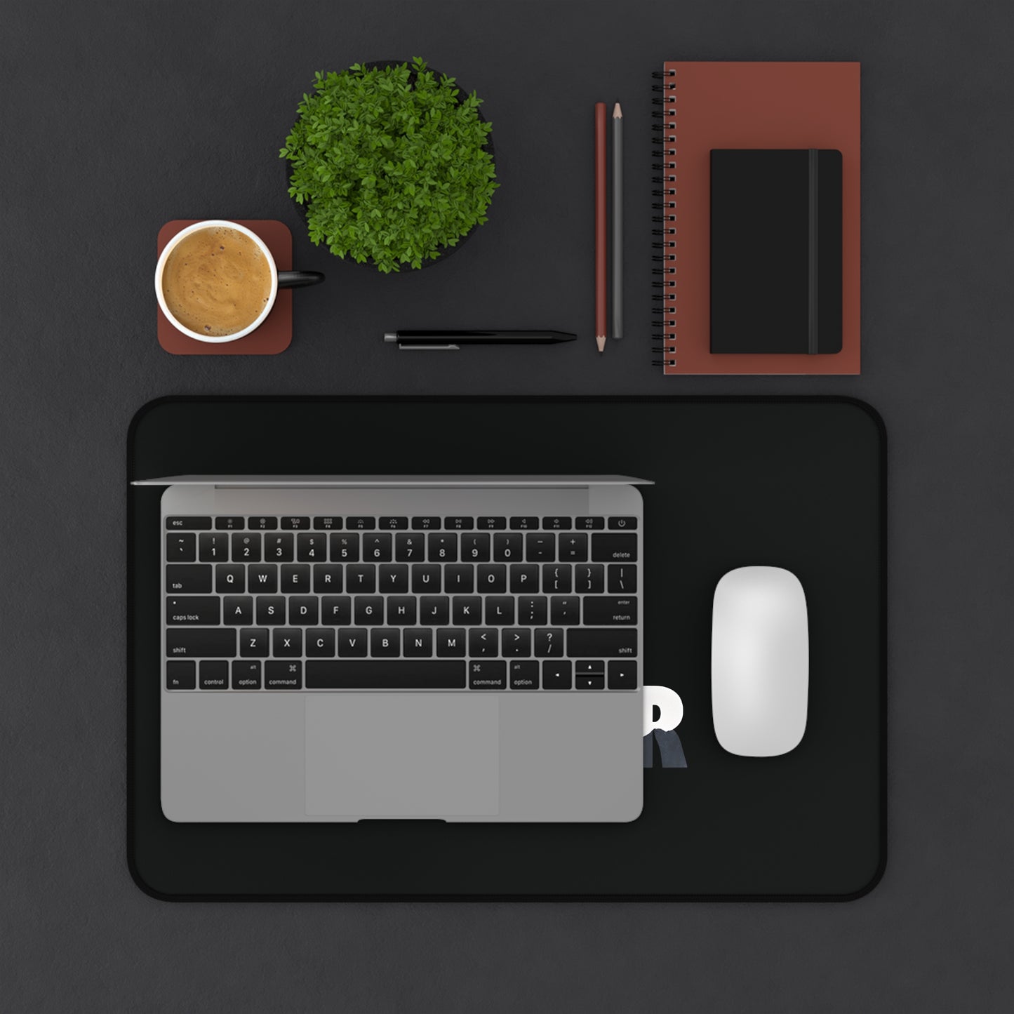 Dream Big Lead Bigger Desk Mat – Non-Slip Extended Mouse Pad for Office & Gaming Setup