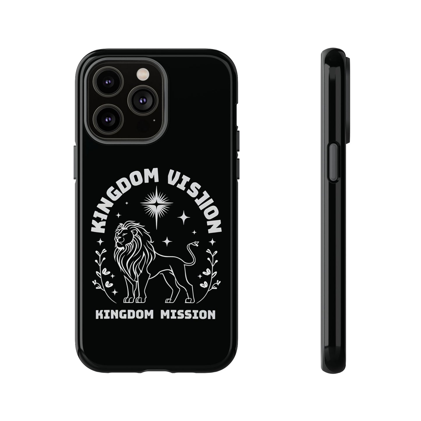 Kingdom Vision Phone Case - Inspirational Lion Design for iPhone 12 to iPhone 16