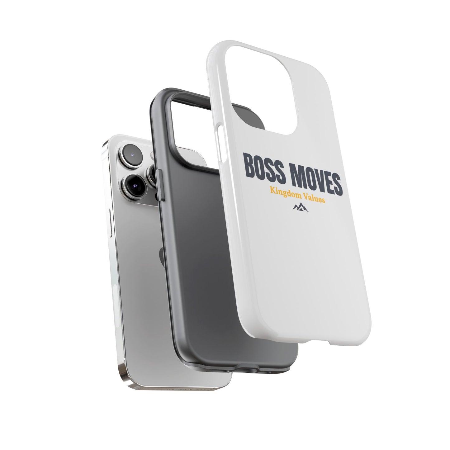 Boss Moves Phone Case - Kingdom Values Design for iPhone 12 to iPhone 16