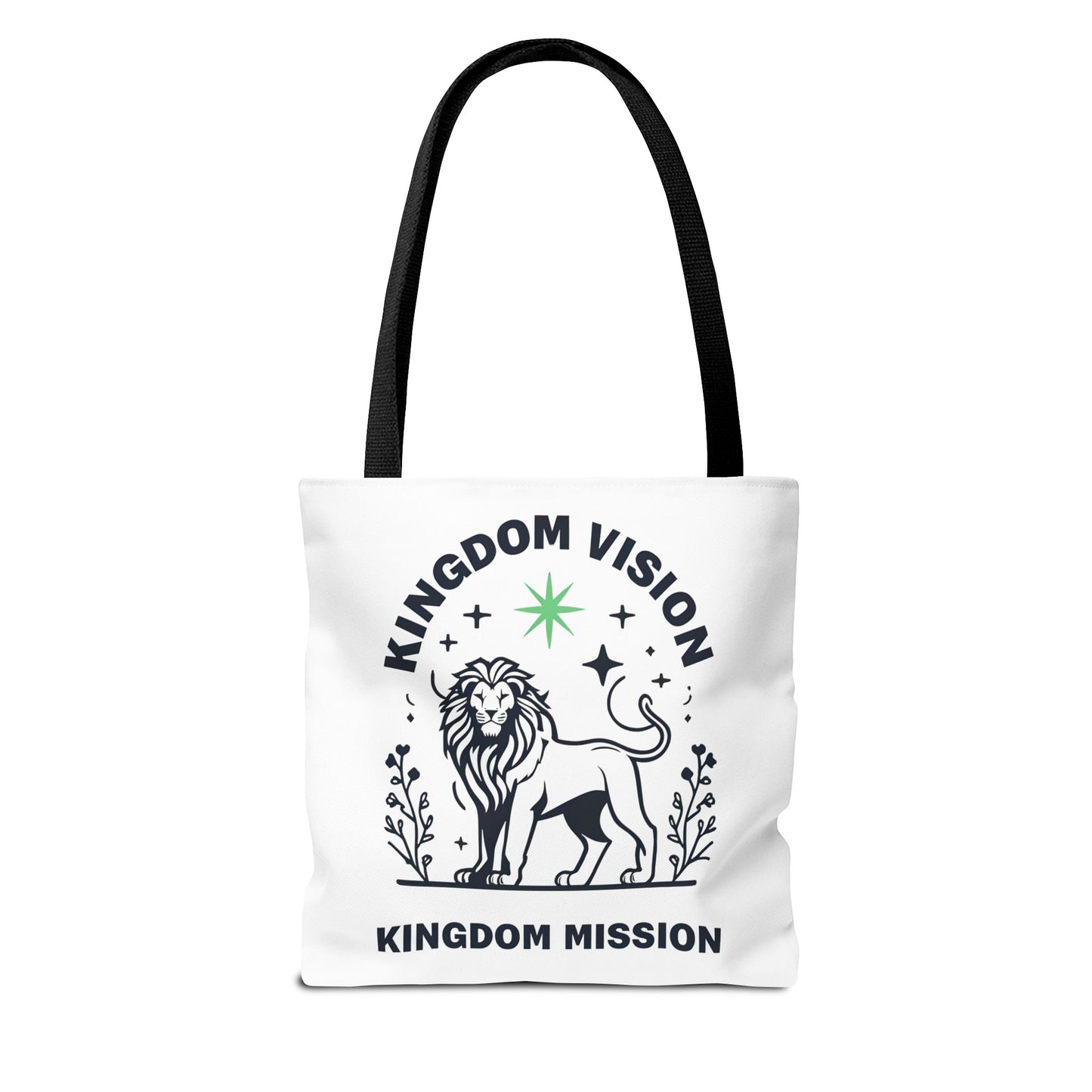 Kingdom Vision Lion Tote Bag β Durable Canvas Bag with Bold & Empowering Design