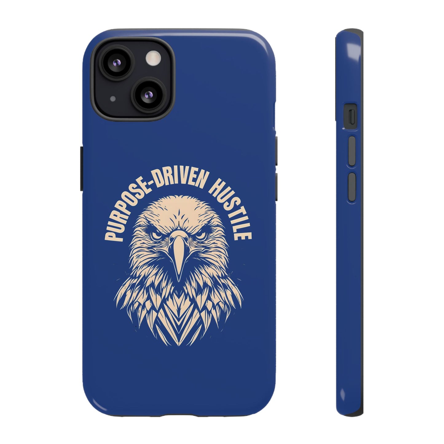 Purpose-Driven Hustle Phone Case - Eagle Design for iPhone 12 to iPhone 16