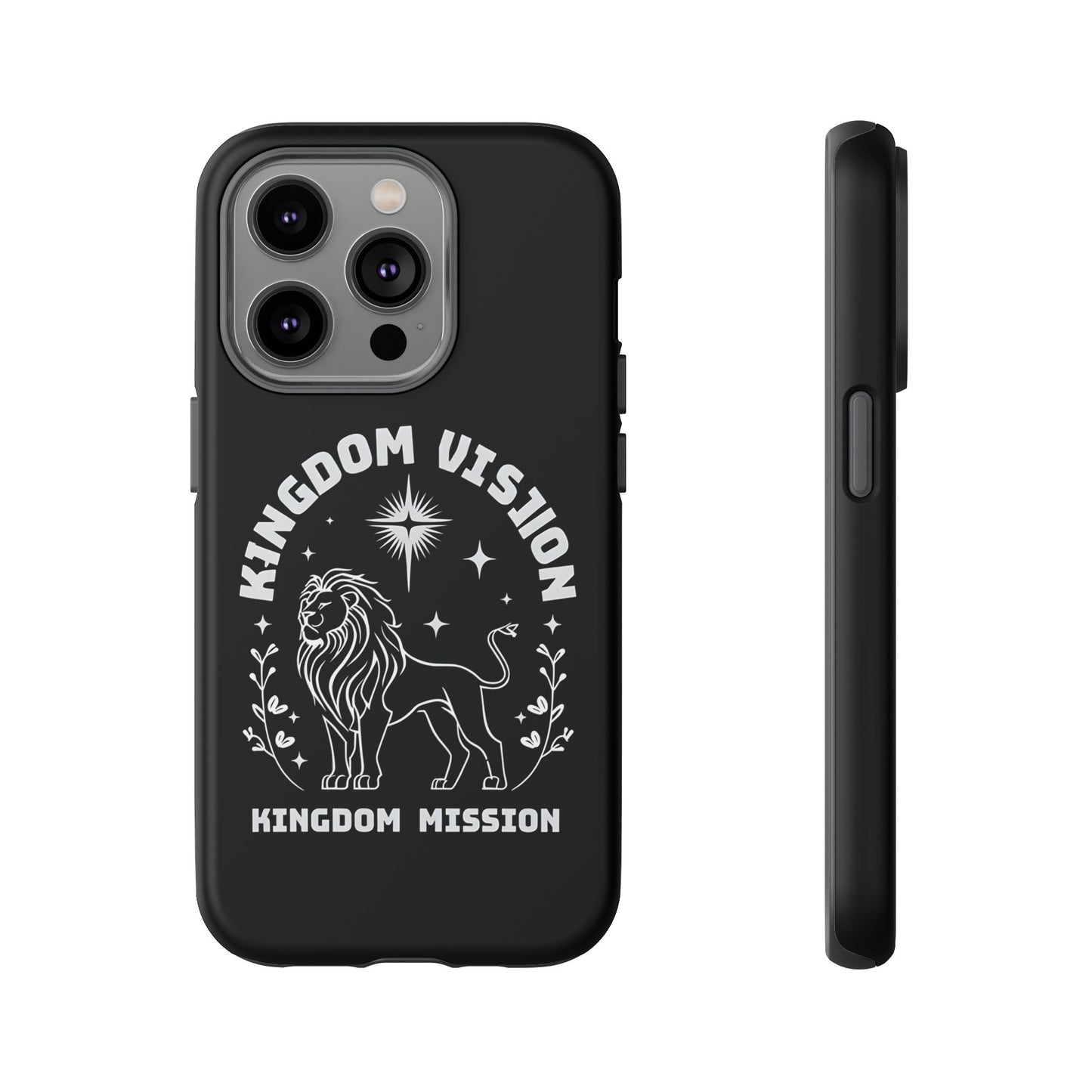 Kingdom Vision Phone Case - Inspirational Lion Design for iPhone 12 to iPhone 16