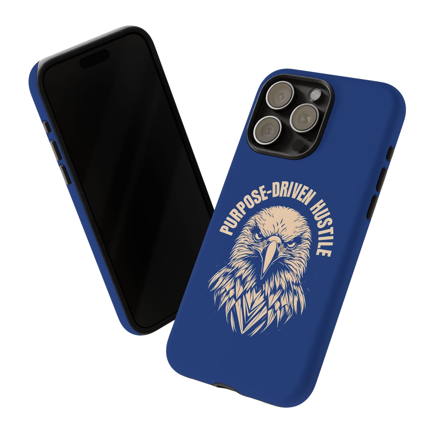 Purpose-Driven Hustle Phone Case - Eagle Design for iPhone 12 to iPhone 16