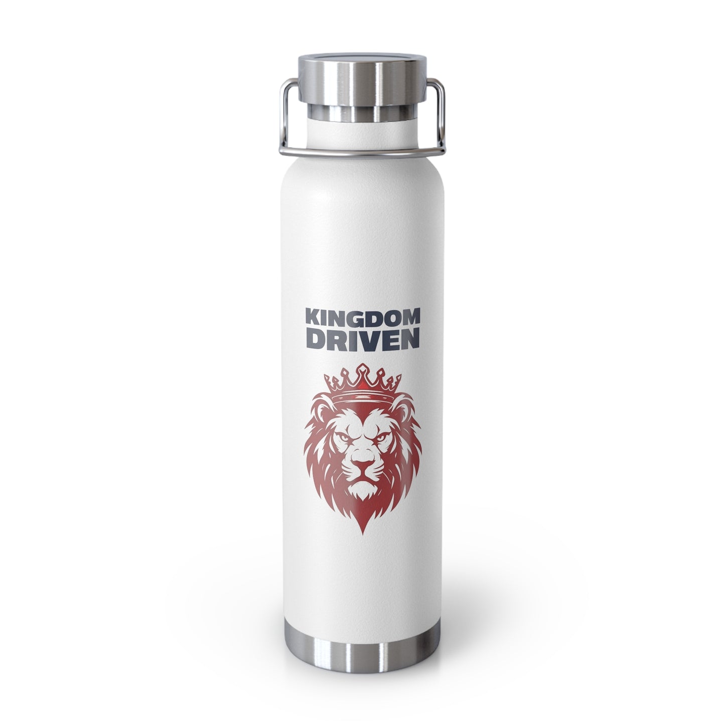 Kingdom Driven Insulated Water Bottle – 22oz Copper Vacuum, Keeps Drinks Hot or Cold