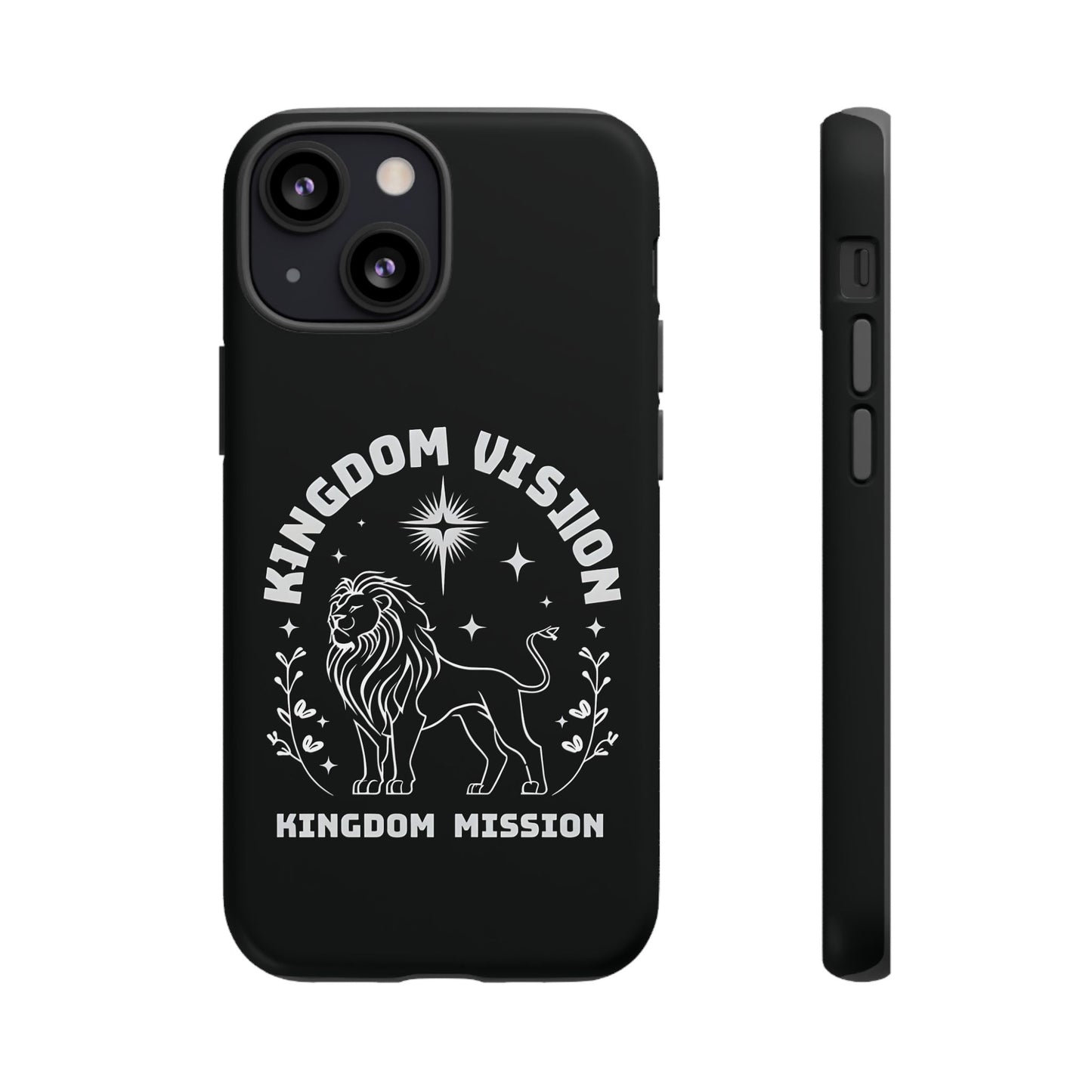 Kingdom Vision Phone Case - Inspirational Lion Design for iPhone 12 to iPhone 16