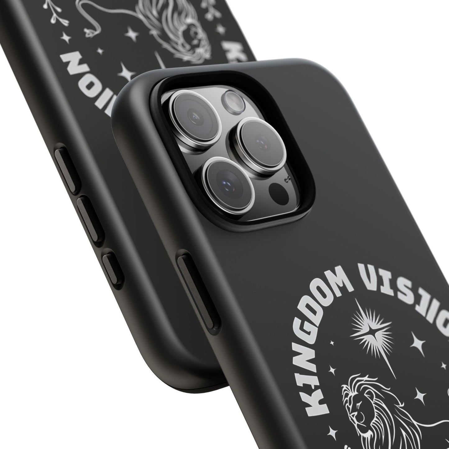 Kingdom Vision Phone Case - Inspirational Lion Design for iPhone 12 to iPhone 16