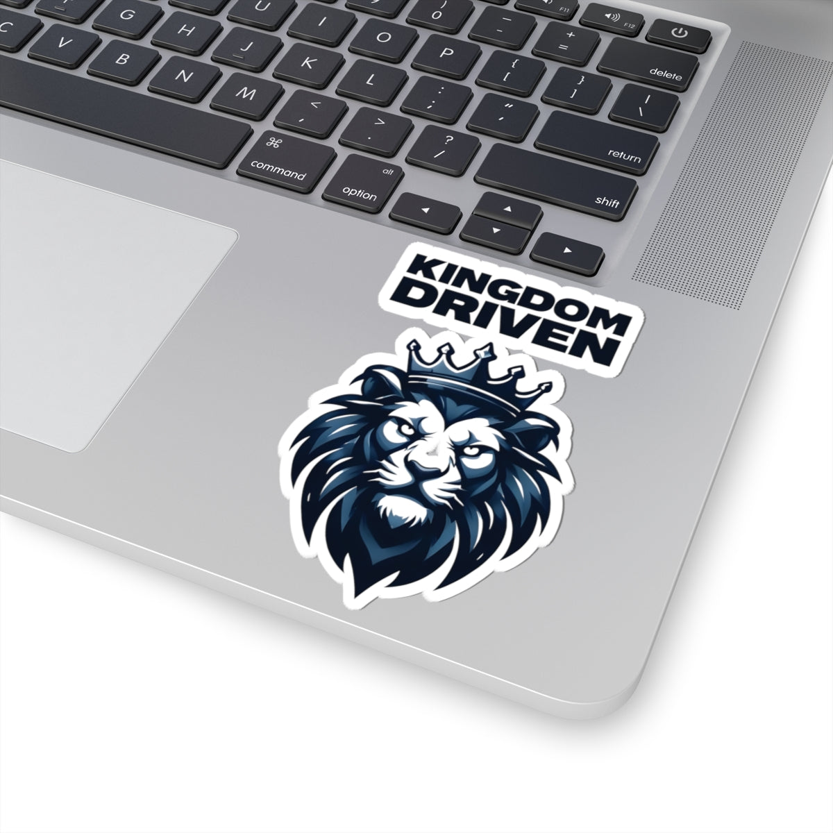 Kingdom Driven Design Sticker – Durable Kiss-Cut, Glossy Finish, Scratch-Resistant