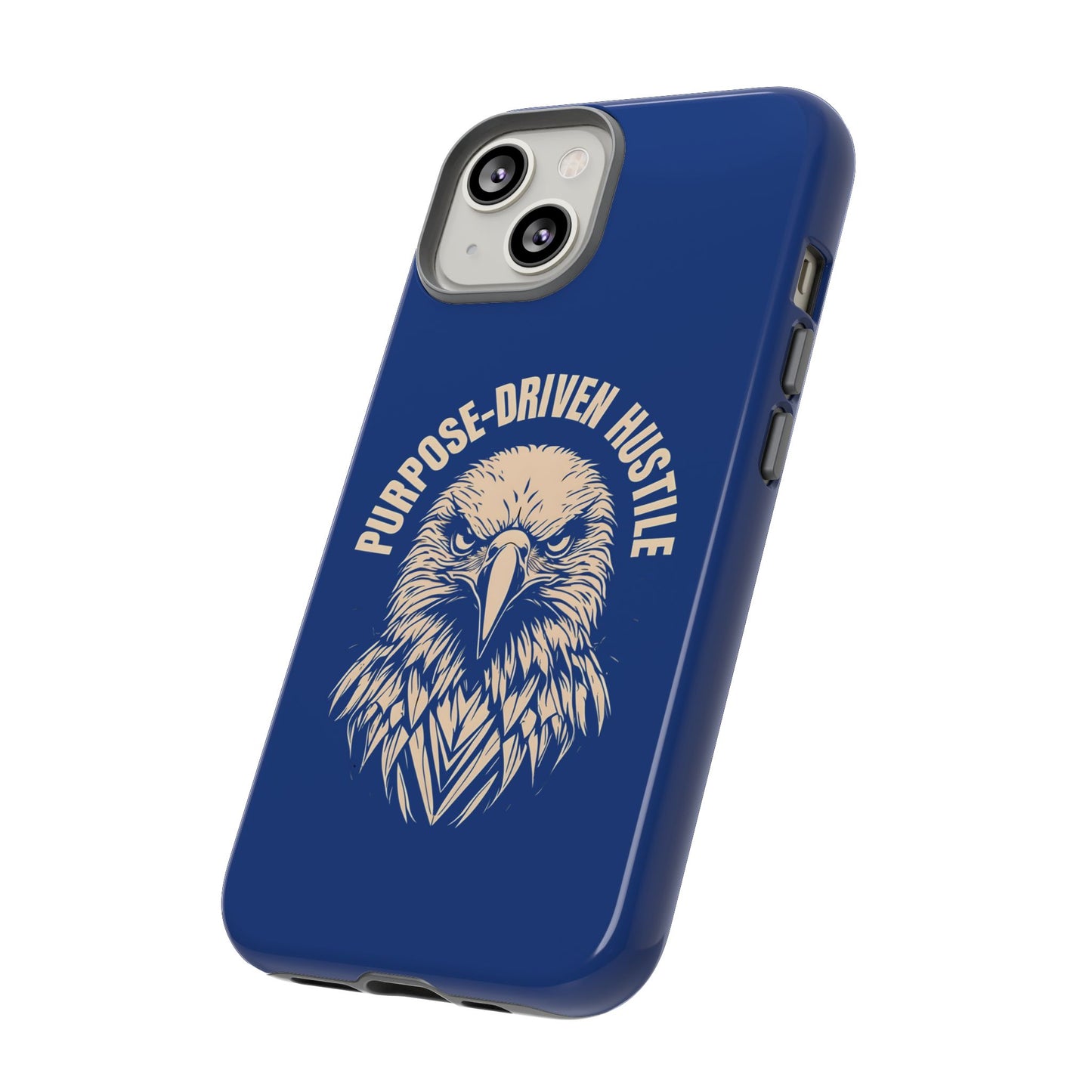 Purpose-Driven Hustle Phone Case - Eagle Design for iPhone 12 to iPhone 16