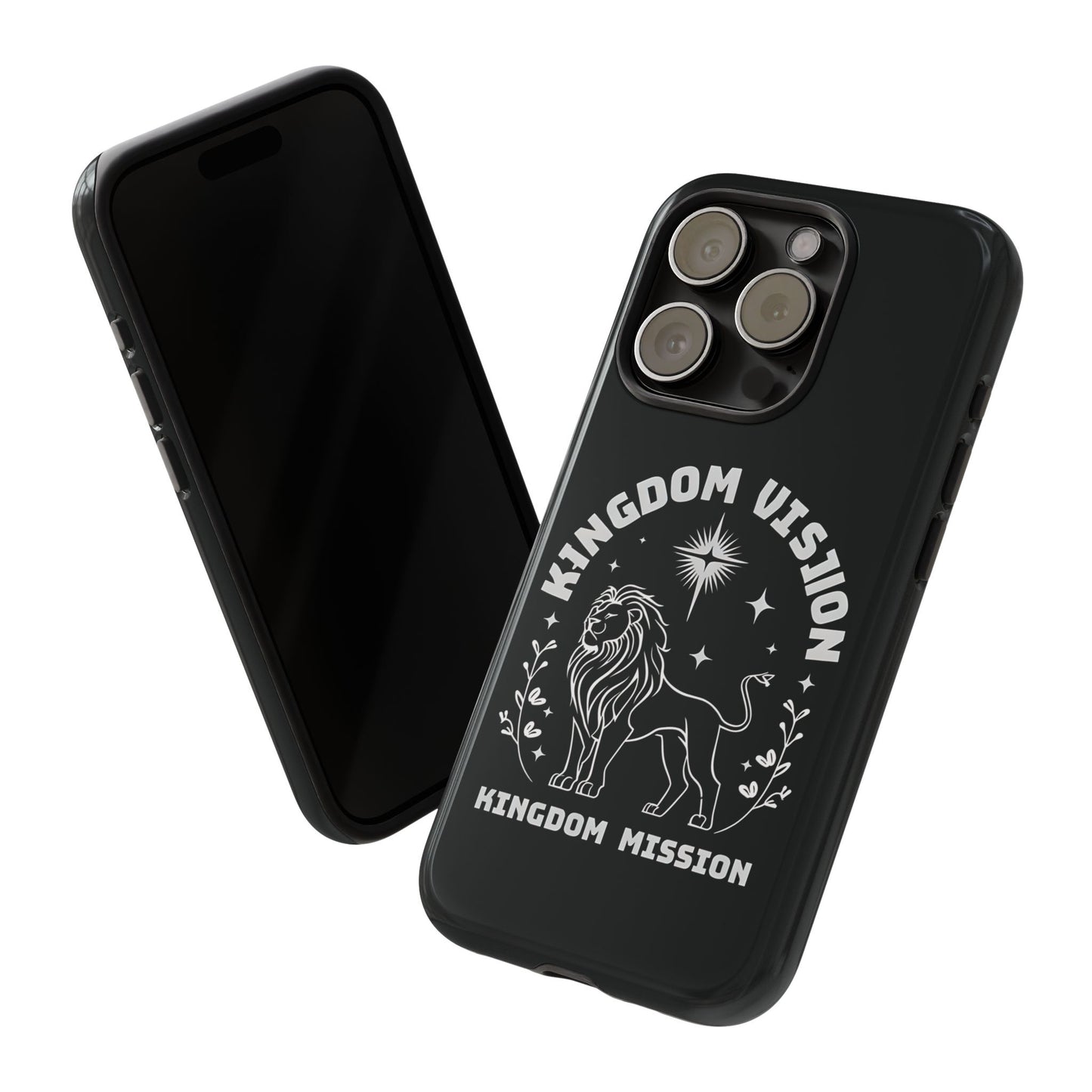 Kingdom Vision Phone Case - Inspirational Lion Design for iPhone 12 to iPhone 16