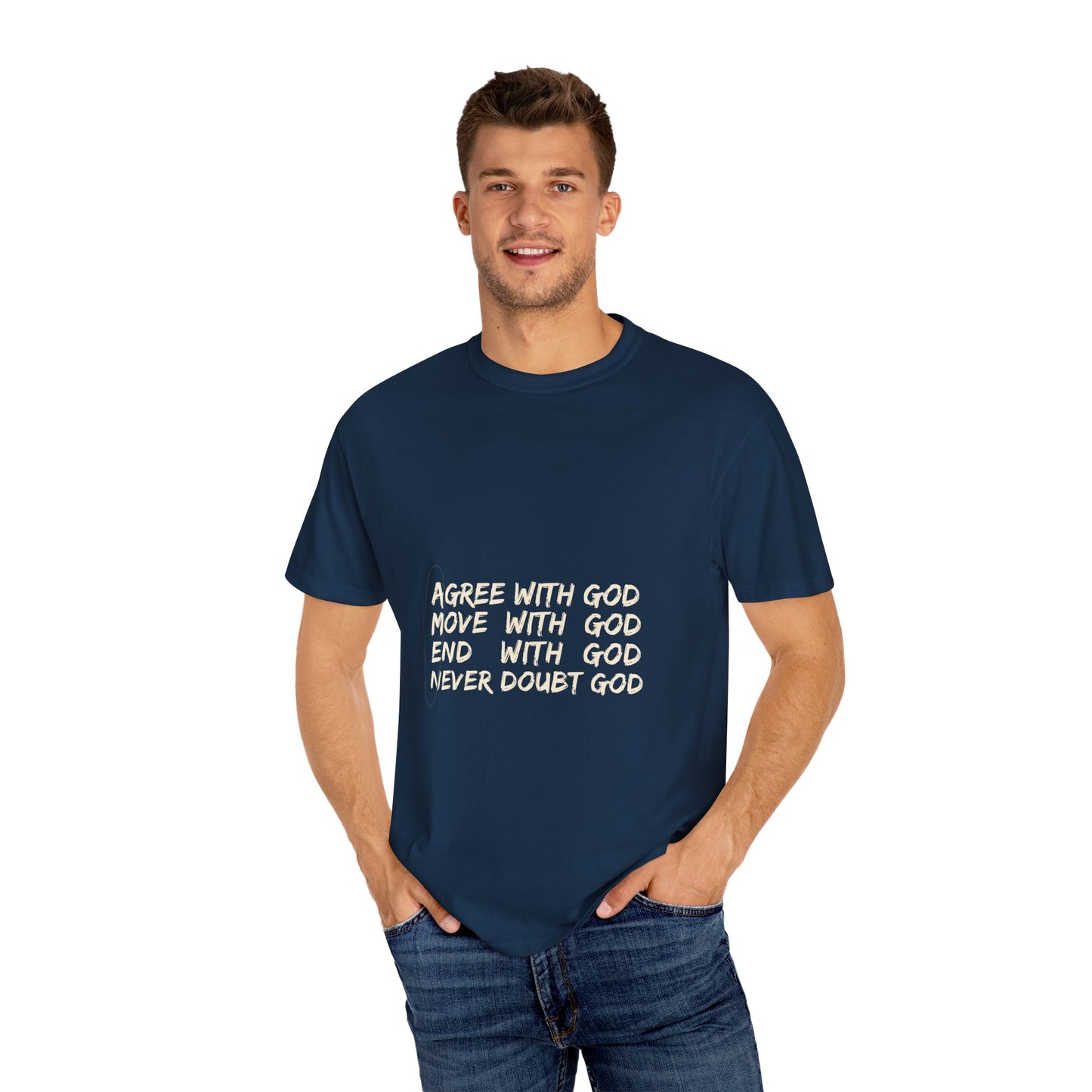 A.M.E.N. Unisex Garment-Dyed T-Shirt – Soft, Durable & Comfortable Everyday Wear