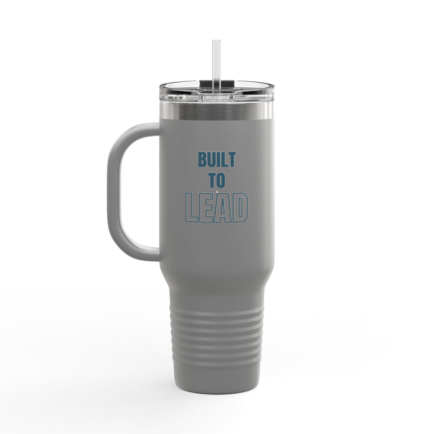 Built to Lead Insulated Travel Mug – 40oz Stainless Steel, Leak-Proof & Double-Wall Insulated