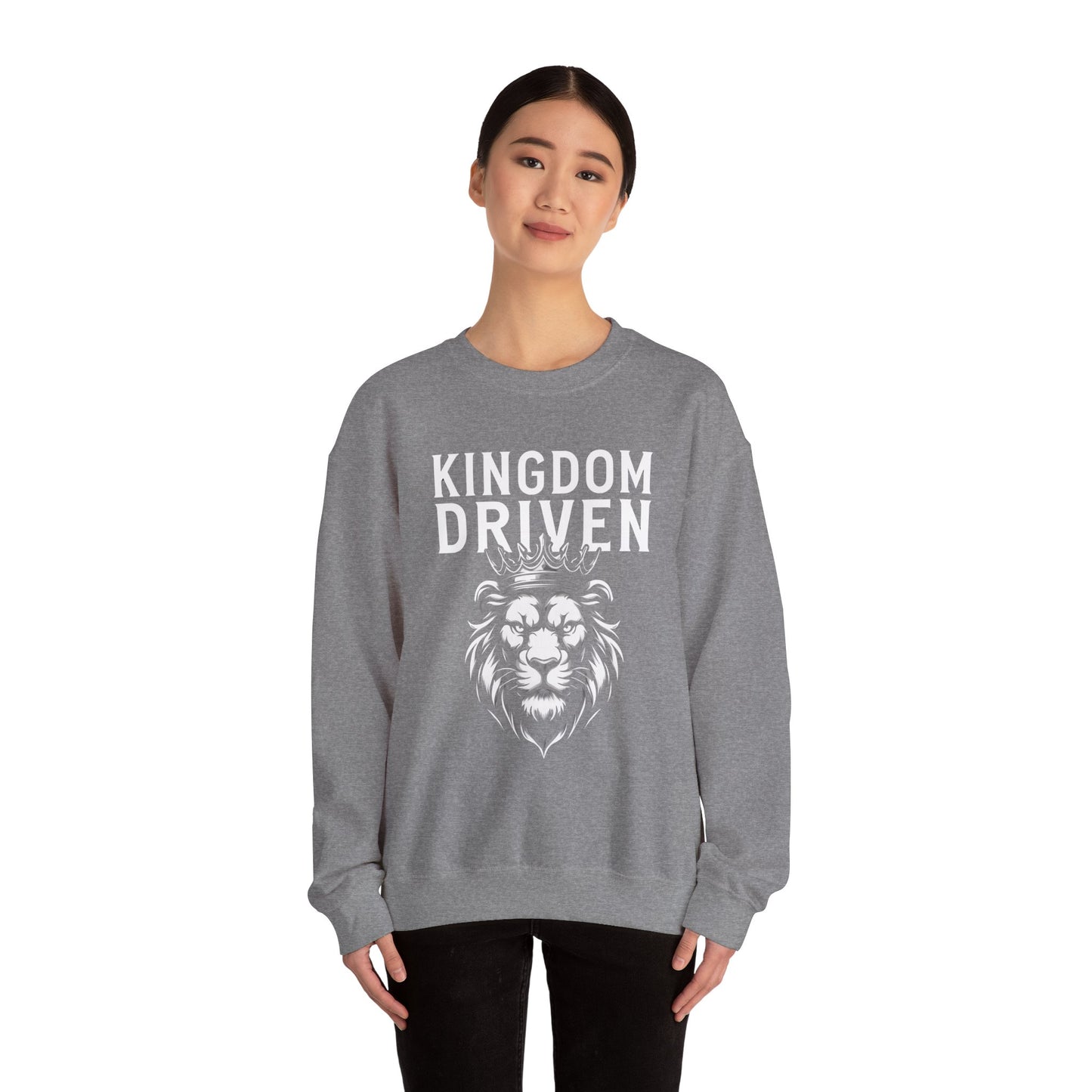 Kingdom Driven Crewneck Sweatshirt – Soft Fleece, Casual Comfort, Everyday Streetwear