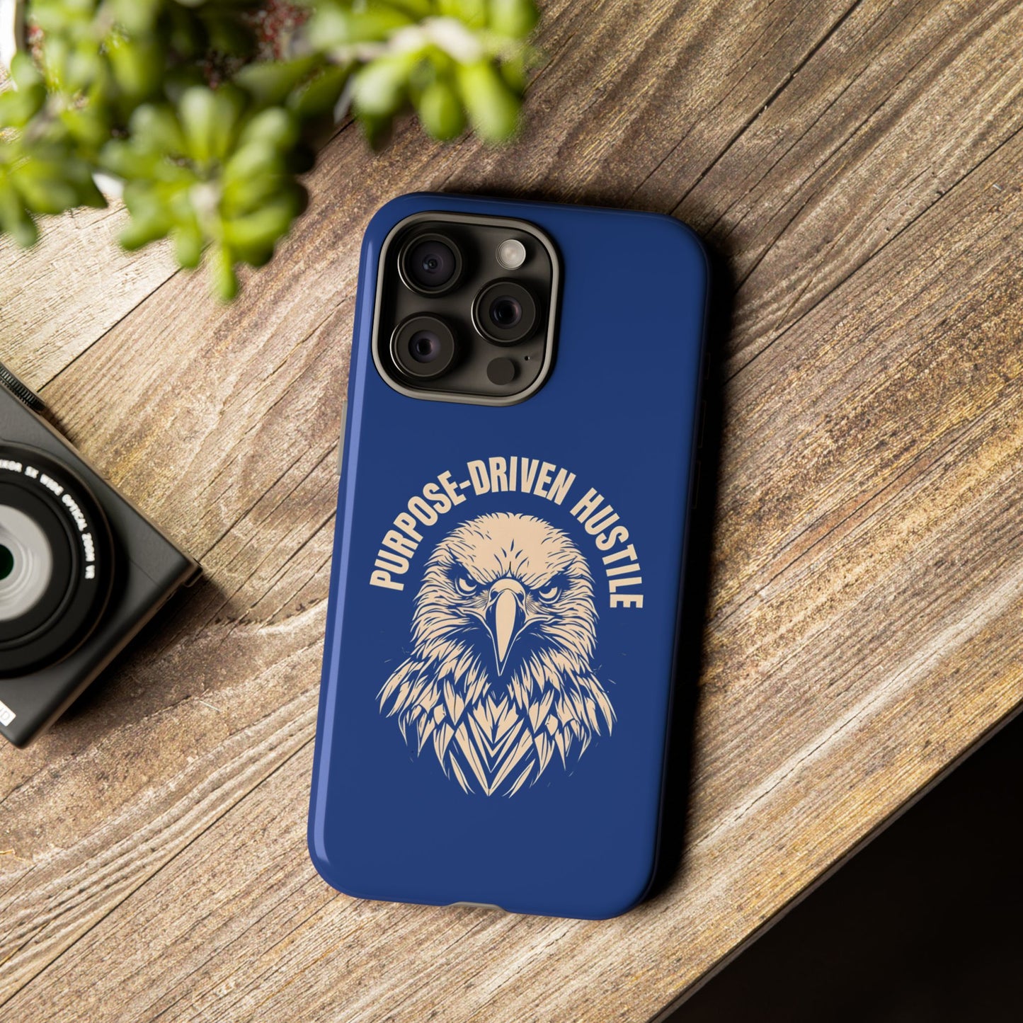 Purpose-Driven Hustle Phone Case - Eagle Design for iPhone 12 to iPhone 16