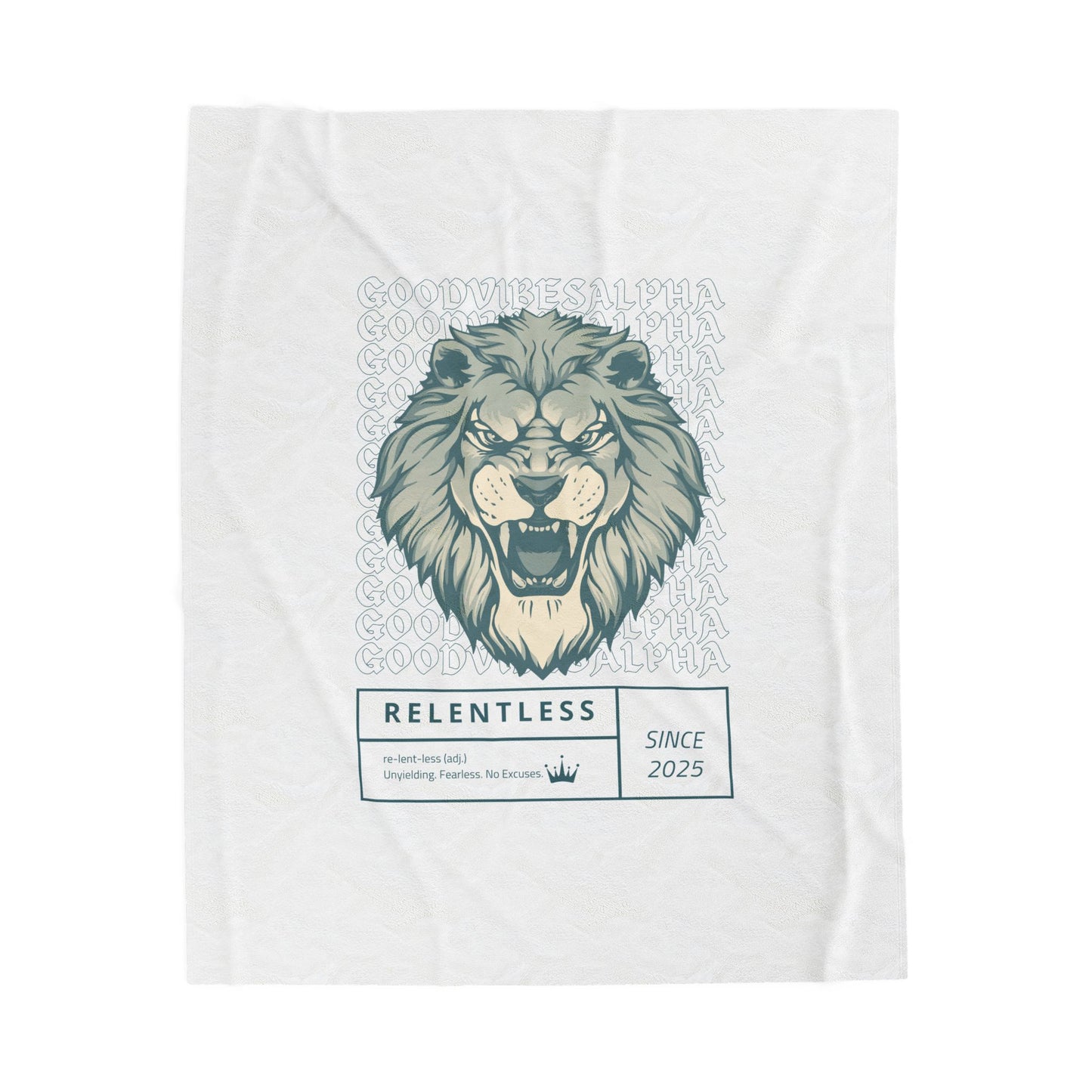 Relentless Velveteen Plush Blanket – Ultra-Soft, Warm & Durable for Home & Gifts