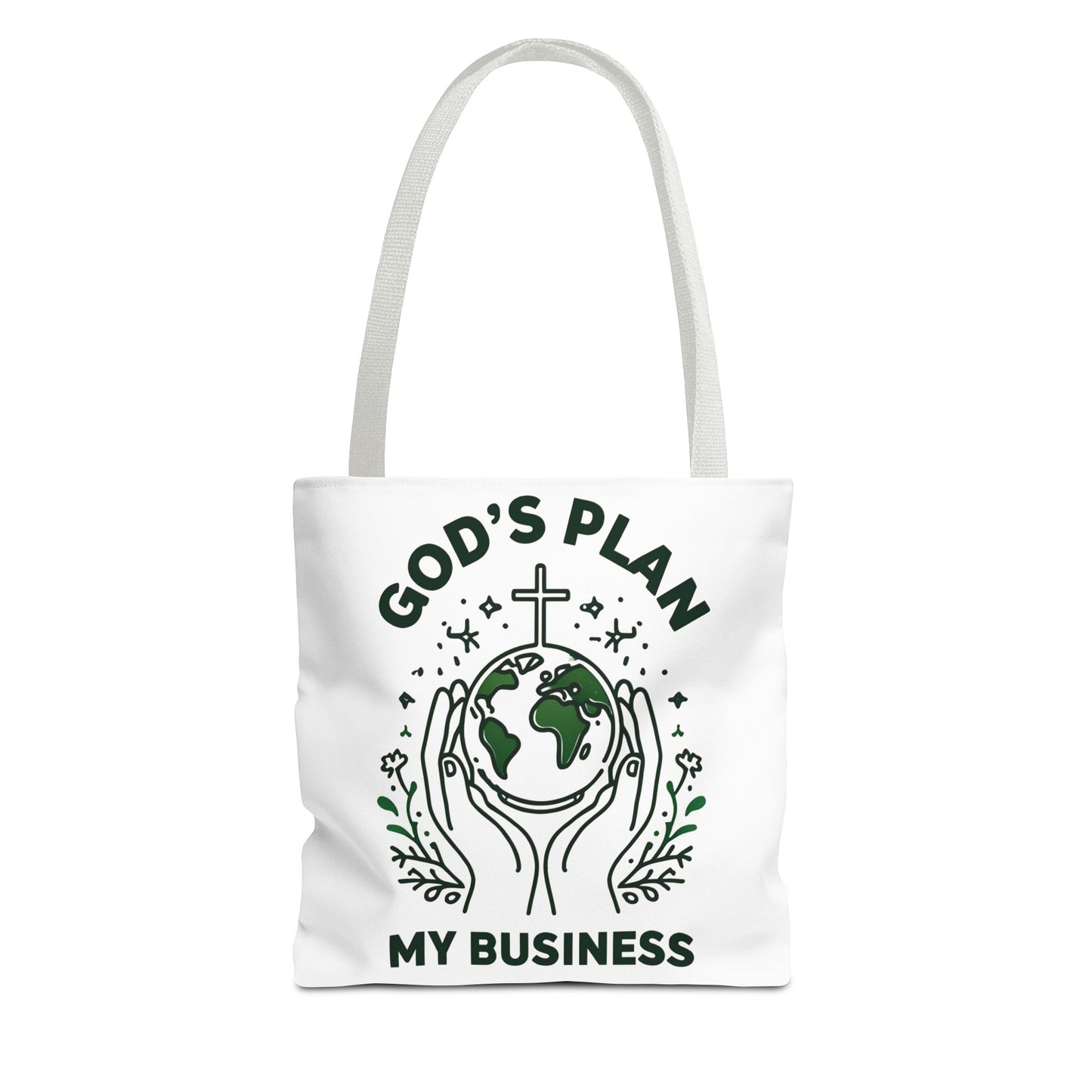 God's Plan Inspirational Tote Bag β Durable Canvas Bag with Purposeful Design for Everyday Use