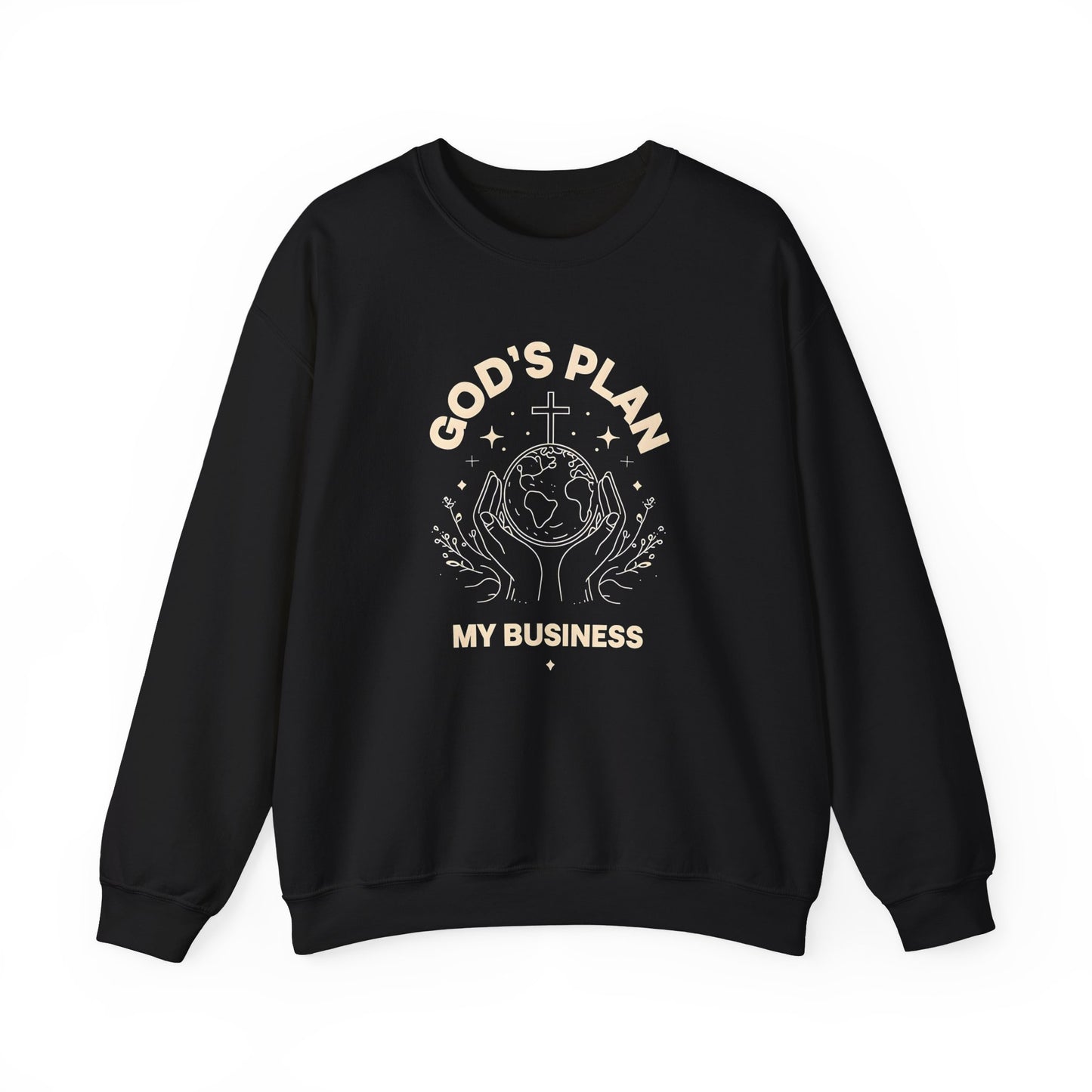 God's Plan Crewneck Sweatshirt – Soft & Cozy Unisex Pullover for Casual & Streetwear Style