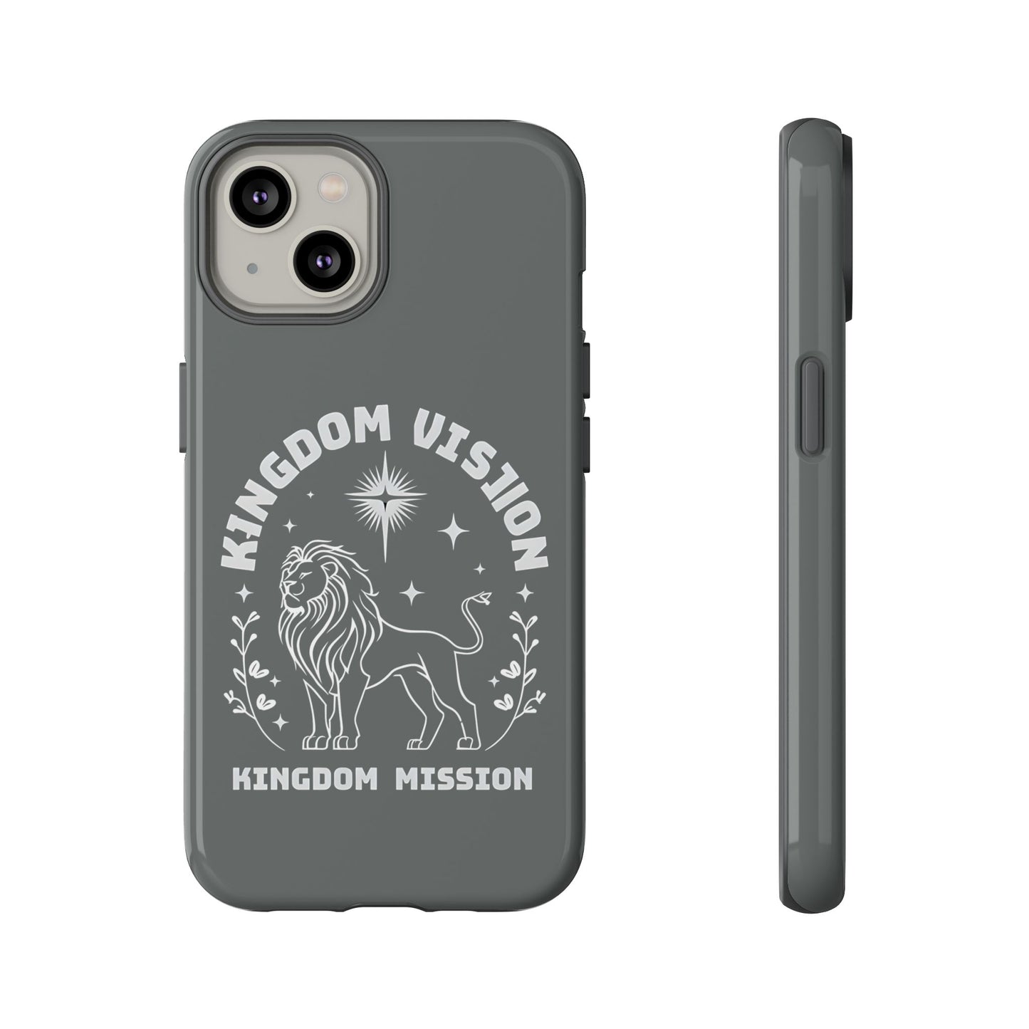 Kingdom Vision Phone Case - Inspirational Lion Design for iPhone 12 to iPhone 16