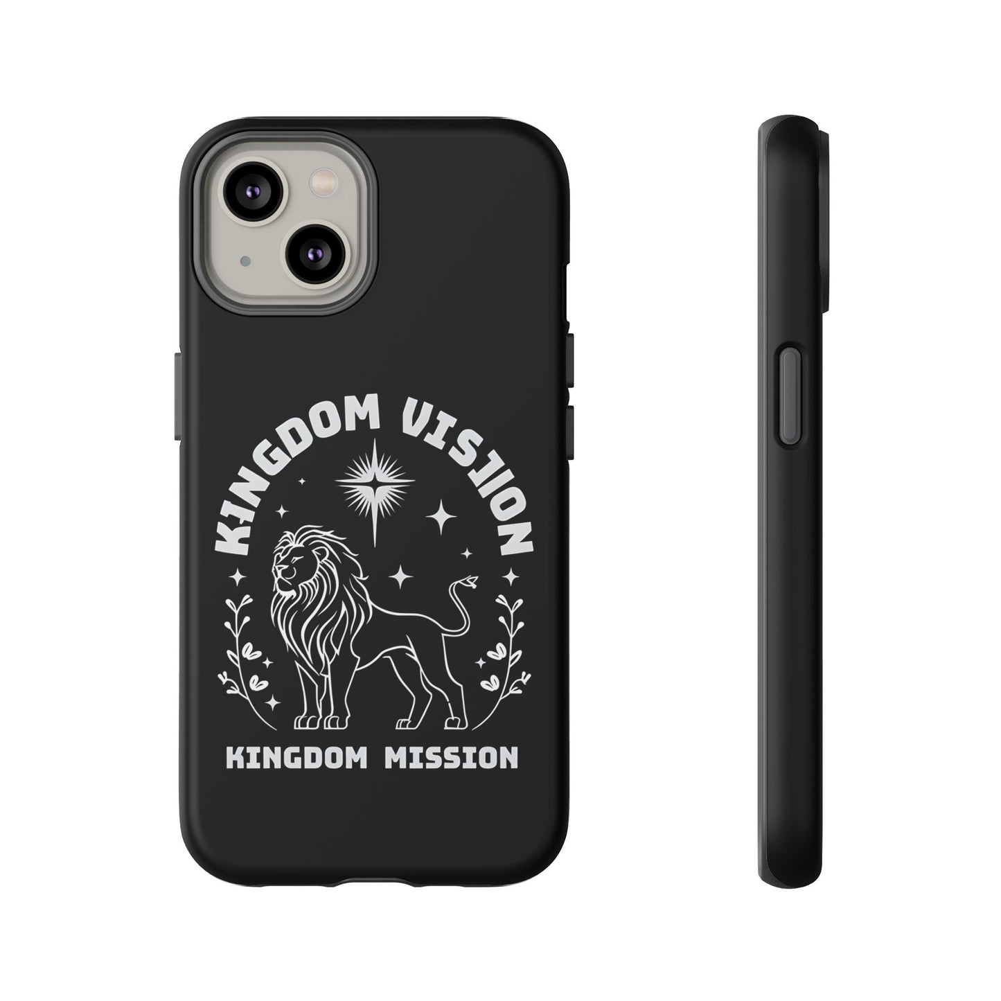 Kingdom Vision Phone Case - Inspirational Lion Design for iPhone 12 to iPhone 16