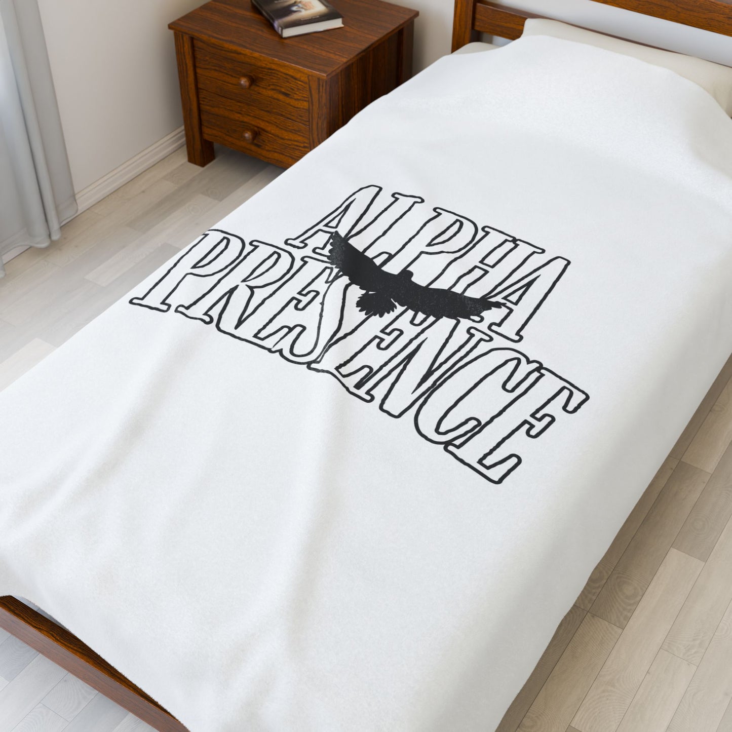 Alpha Presence Plush Blanket (WOW) | Cozy Home Decor, Relaxation Blanket