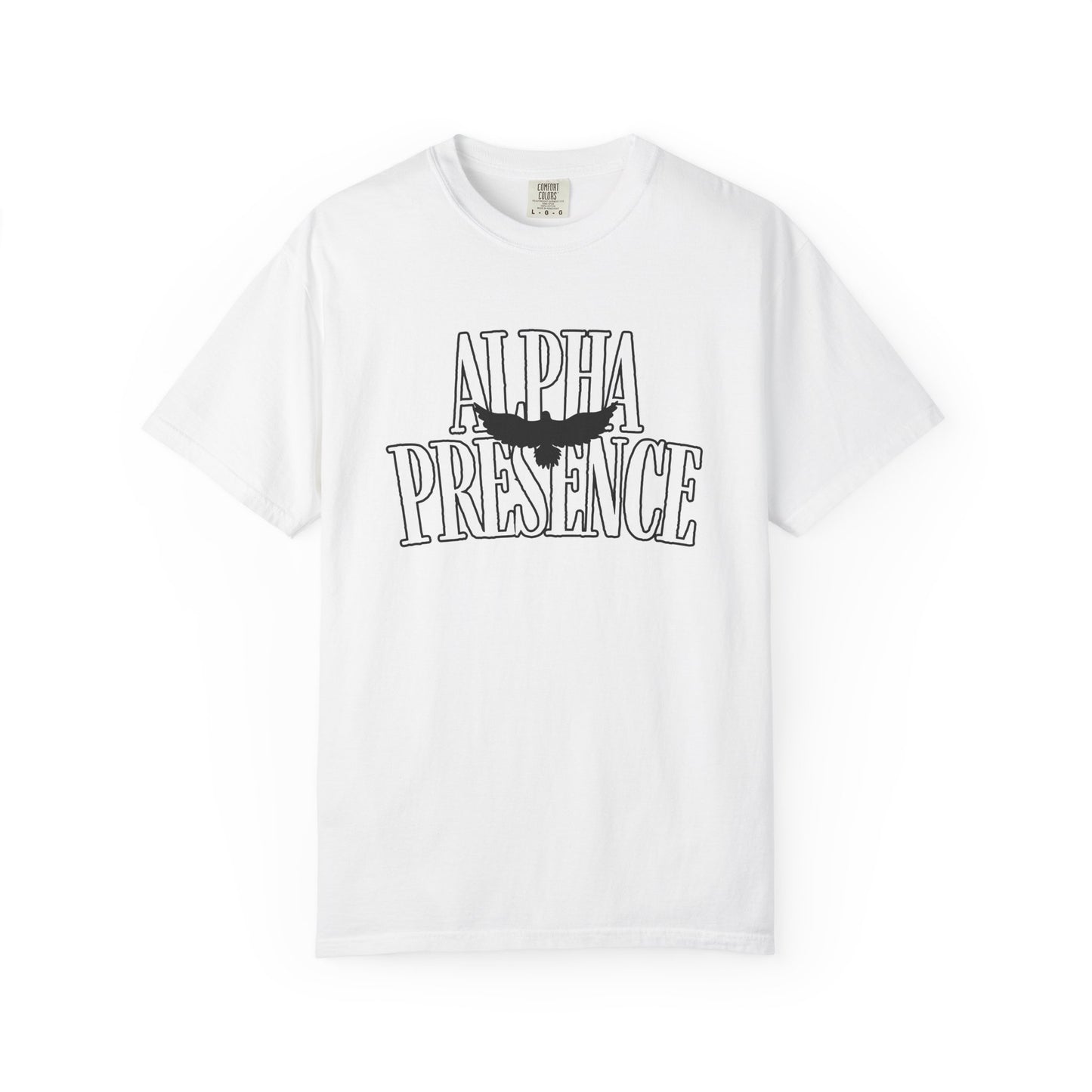 Alpha Presence Unisex Garment-Dyed T-Shirt – Casual Everyday Fit, Streetwear Vibes, Gift for Him or Her, Soft Cotton