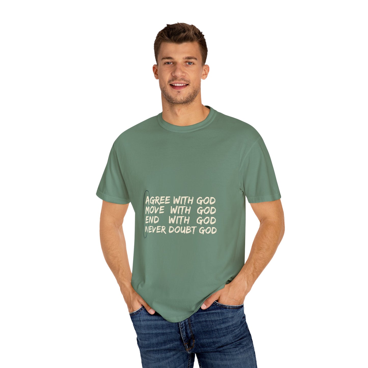 A.M.E.N. Unisex Garment-Dyed T-Shirt – Soft, Durable & Comfortable Everyday Wear