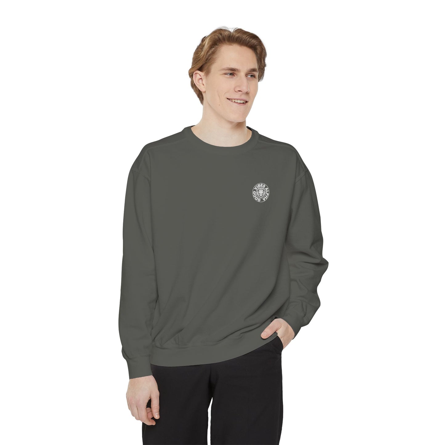 Greatness (White) Unisex Heavyweight Sweatshirt , Soft, Warm & Durable for Everyday Comfort