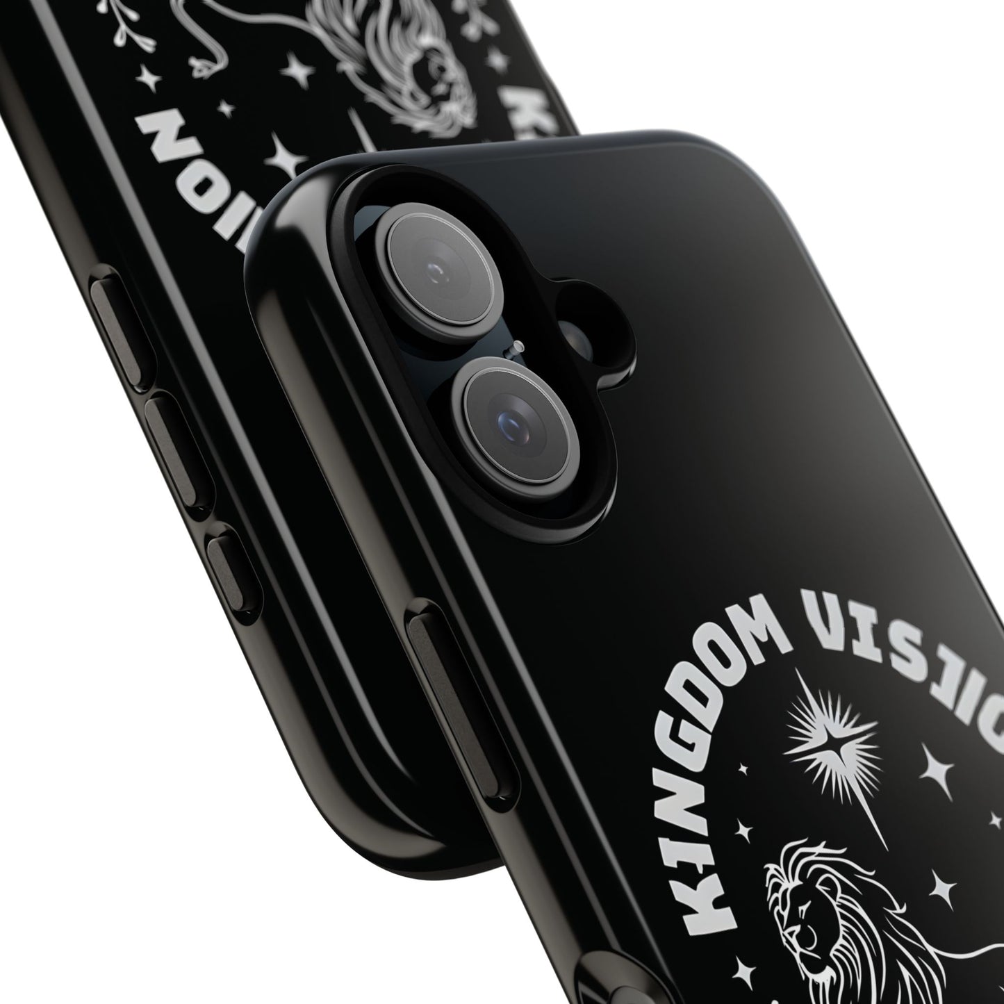 Kingdom Vision Phone Case - Inspirational Lion Design for iPhone 12 to iPhone 16