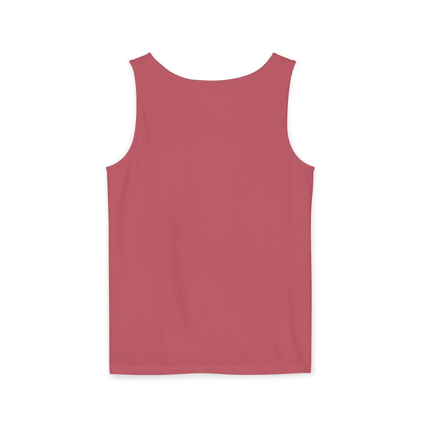 Wanderlust (Blue) Unisex Garment-Dyed Tank Top, Summer Style, Casual Wear, Gifts for Him, Athleisure, Relaxed Fit