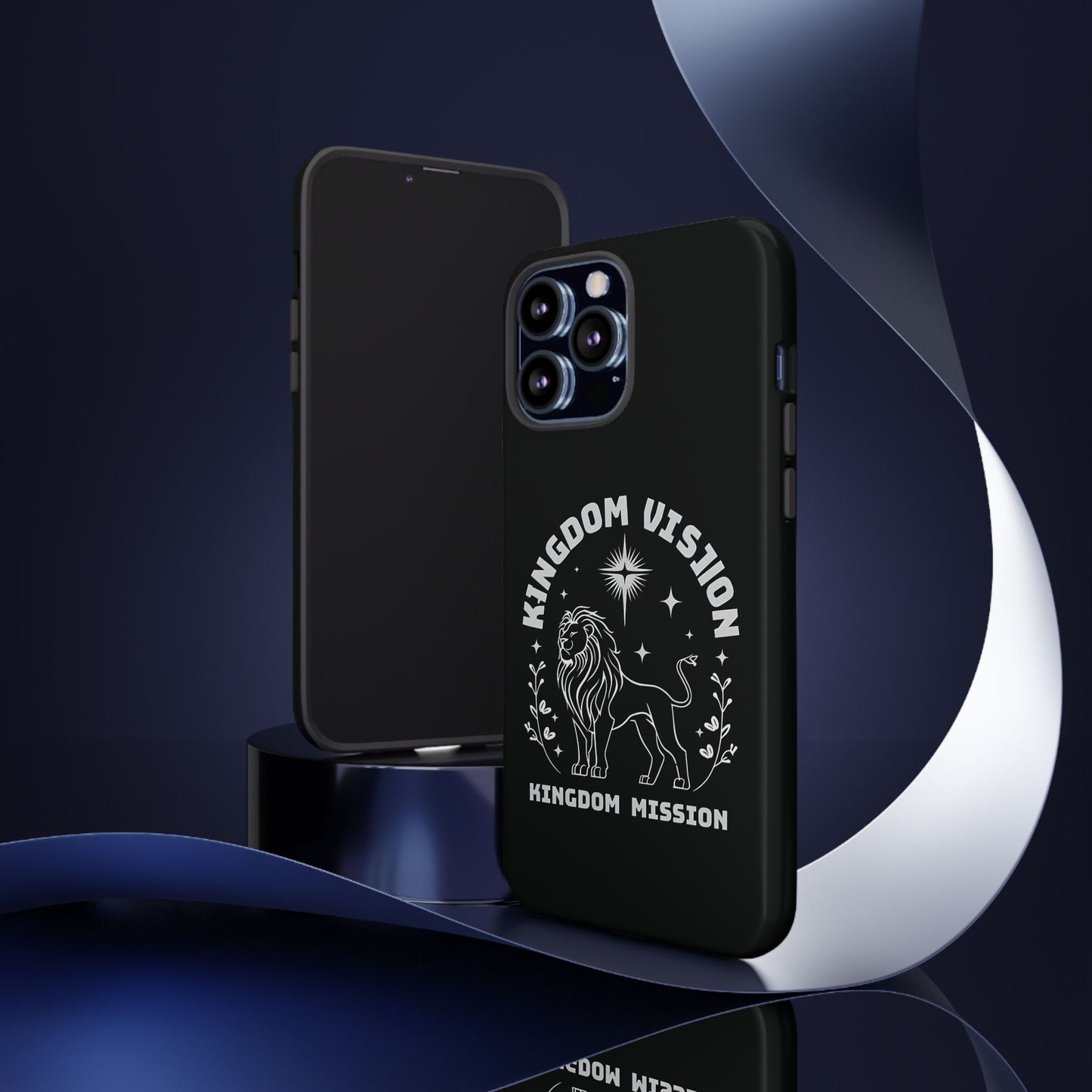 Kingdom Vision Phone Case - Inspirational Lion Design for iPhone 12 to iPhone 16